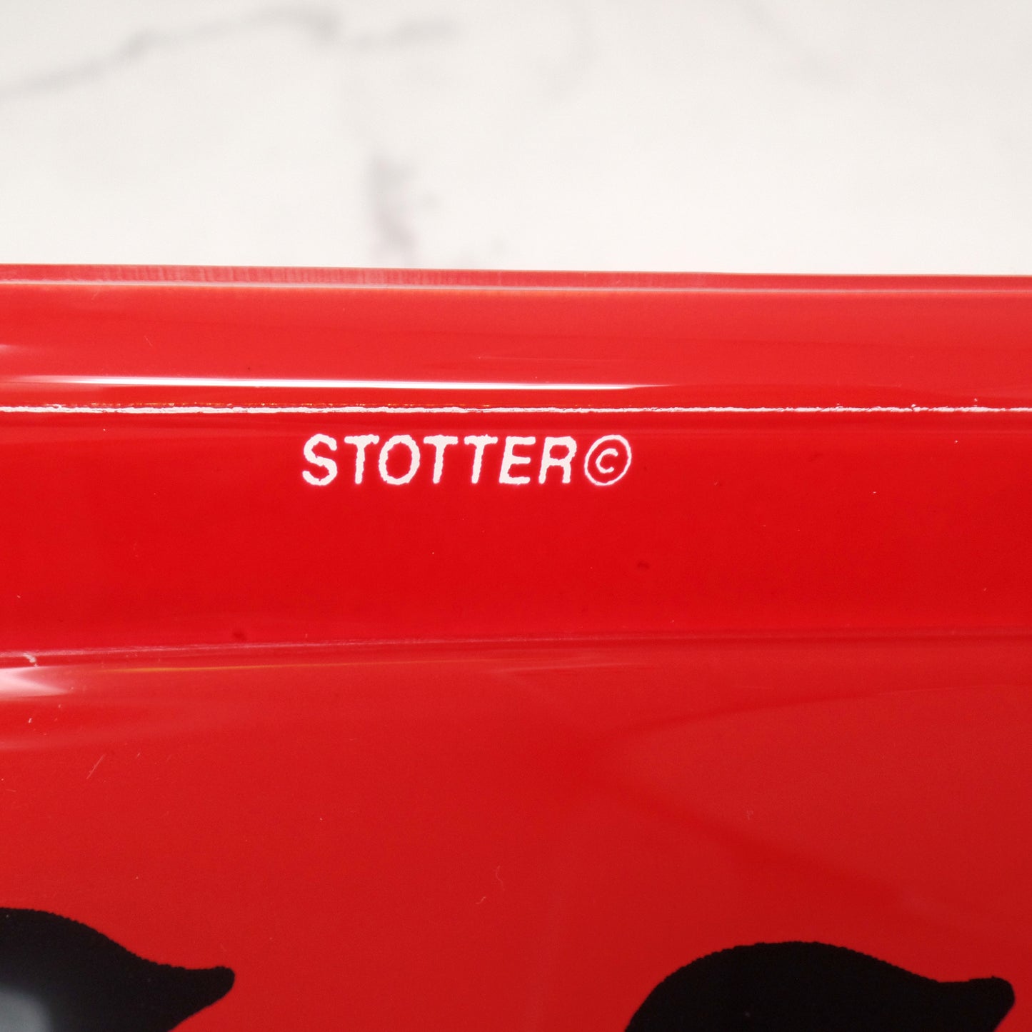 Vintage Acrylic Stotter Watermelon Tray (1980s)