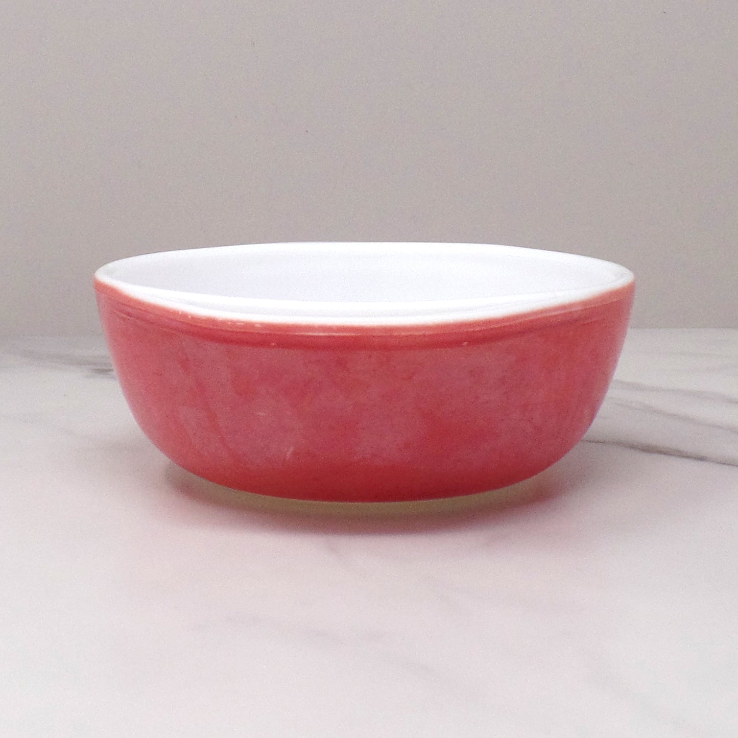 Vintage Pyrex 8 oz Round Casserole Dish (080), Flamingo (1950-60s)