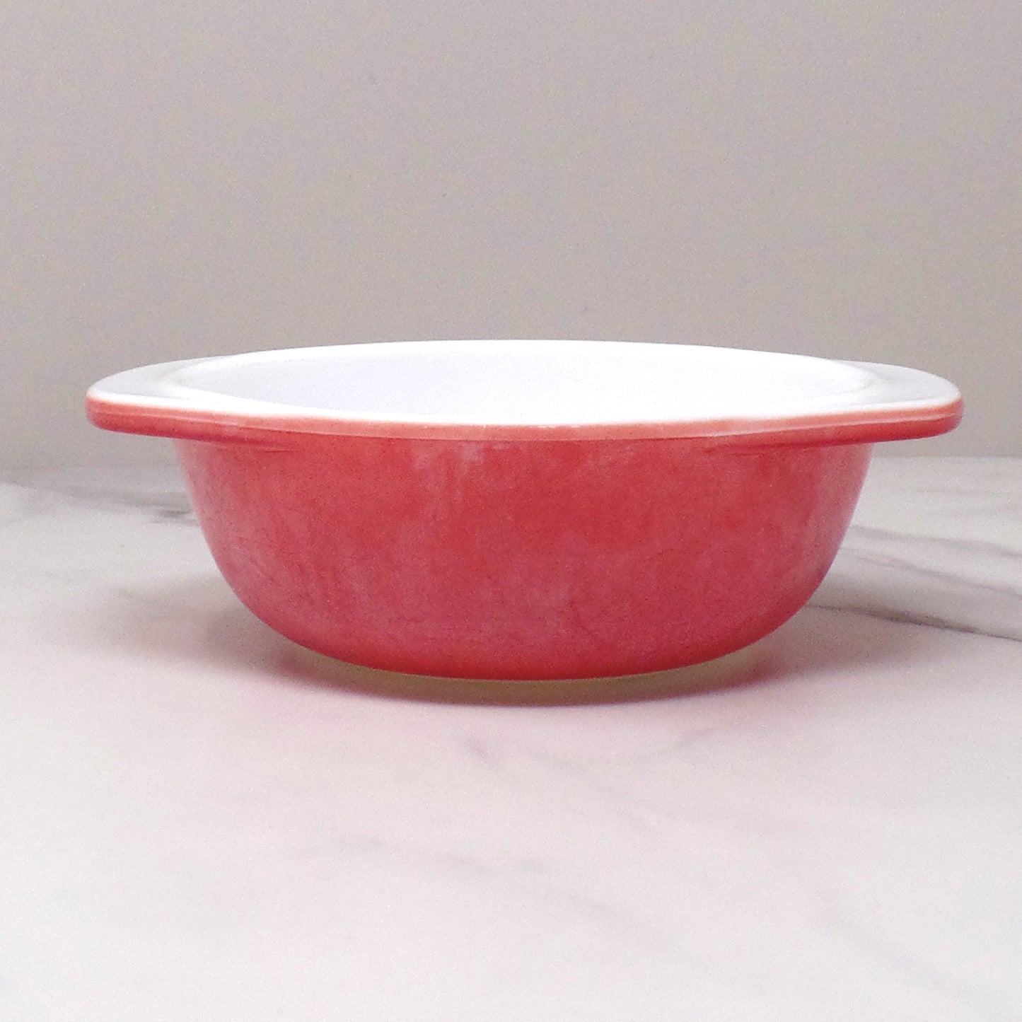Vintage Pyrex 8 oz Round Casserole Dish (080), Flamingo (1950-60s)