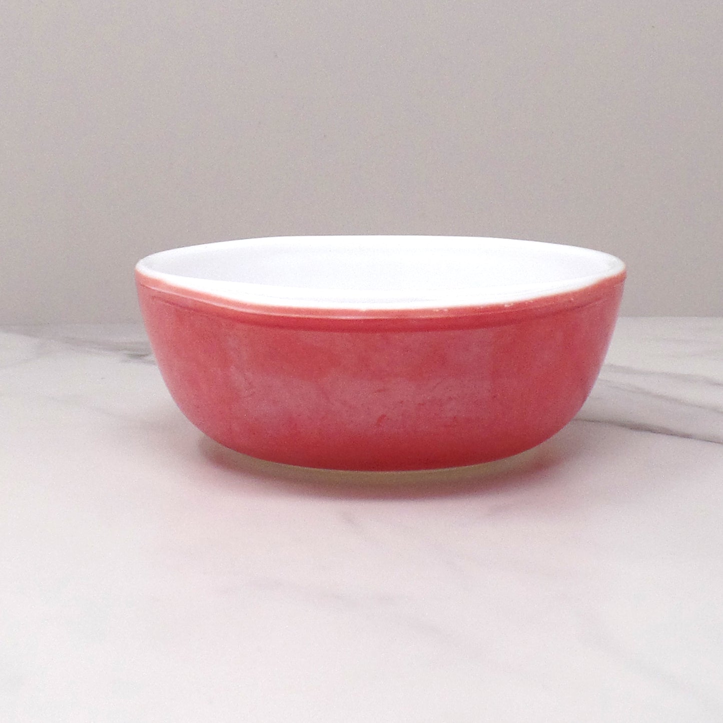 Vintage Pyrex 8 oz Round Casserole Dish (080), Flamingo (1950-60s)
