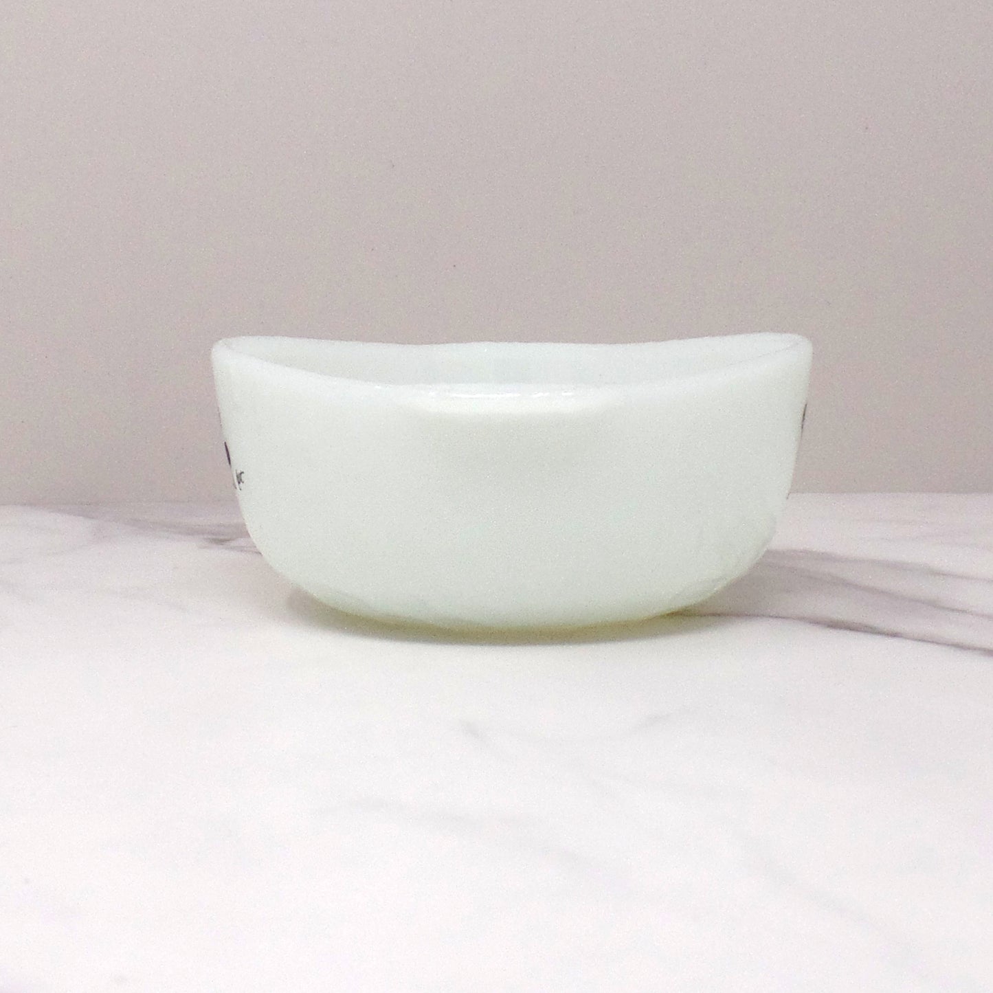 Vintage Anchor Hocking Fire-King Hart BC Comics Milk Glass Cereal Bowl (1970s)