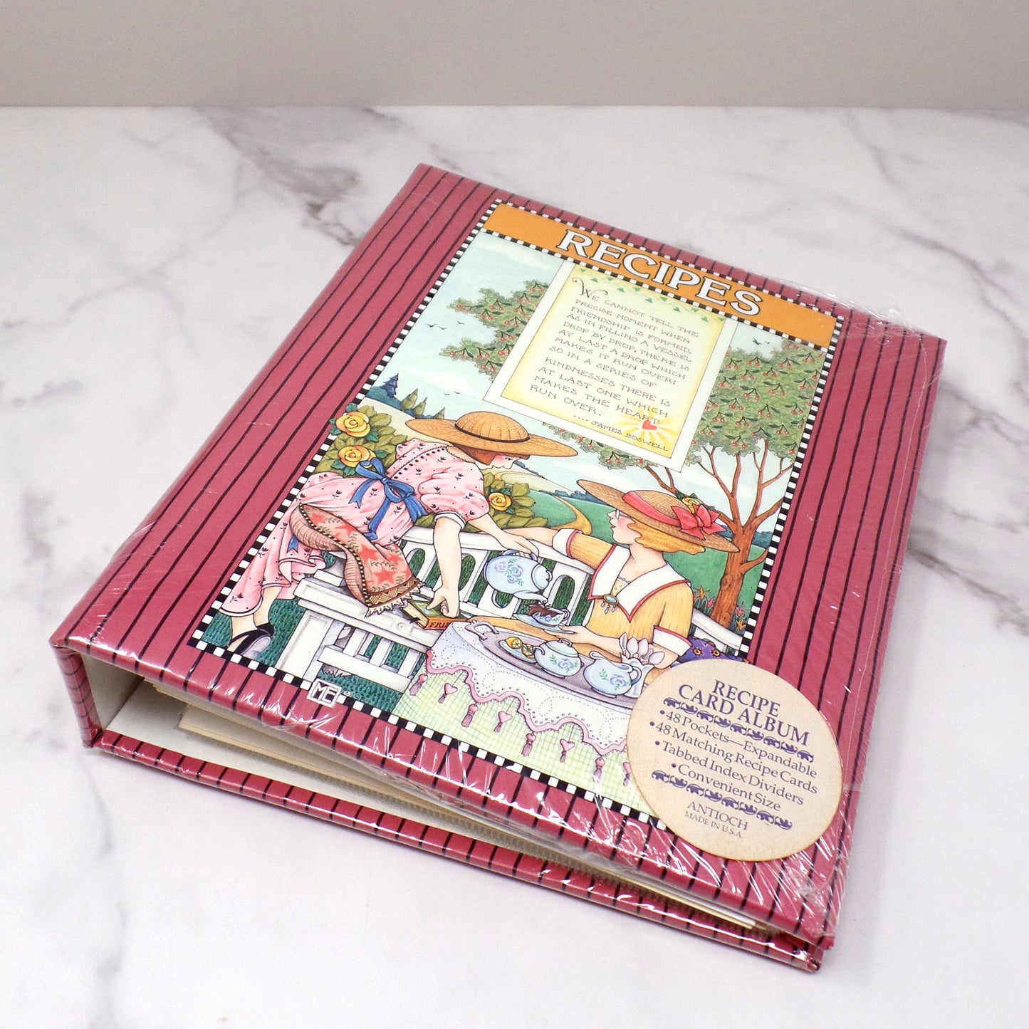 Vintage Recipe Card Holder Book, Mary Engelbreit: Unused and Unopened (1992)