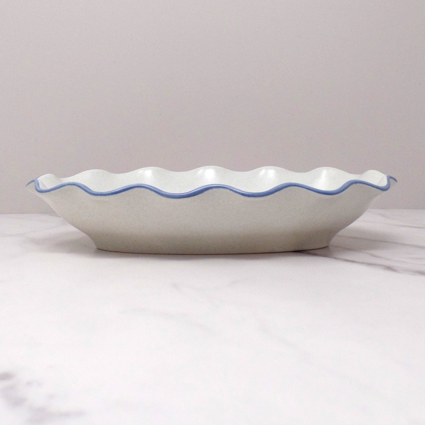 Vintage Ceramic Pfaltzgraff Yorktowne Fluted Relish Bowl (1980s-90s)