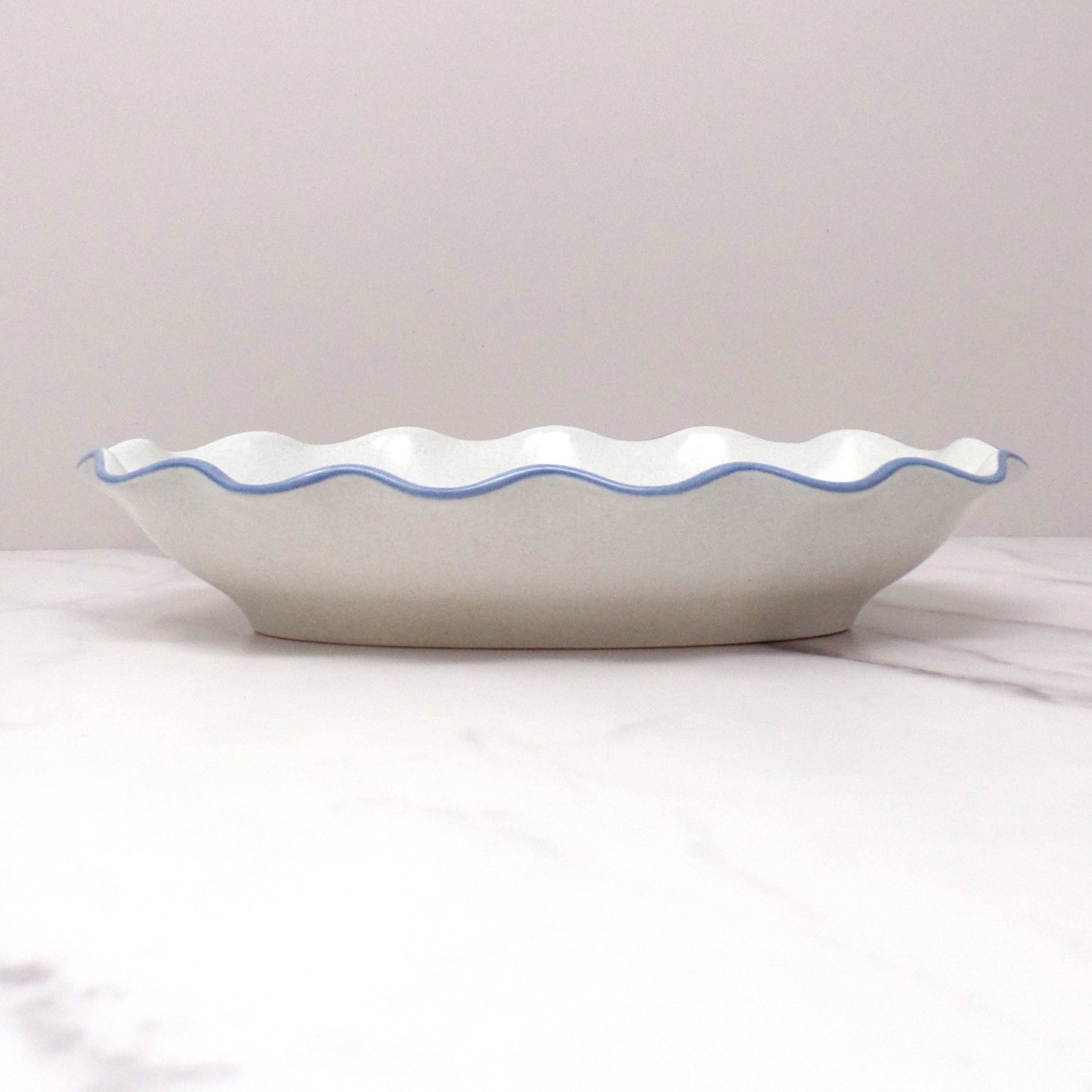 Vintage Ceramic Pfaltzgraff Yorktowne Fluted Relish Bowl (1980s-90s)