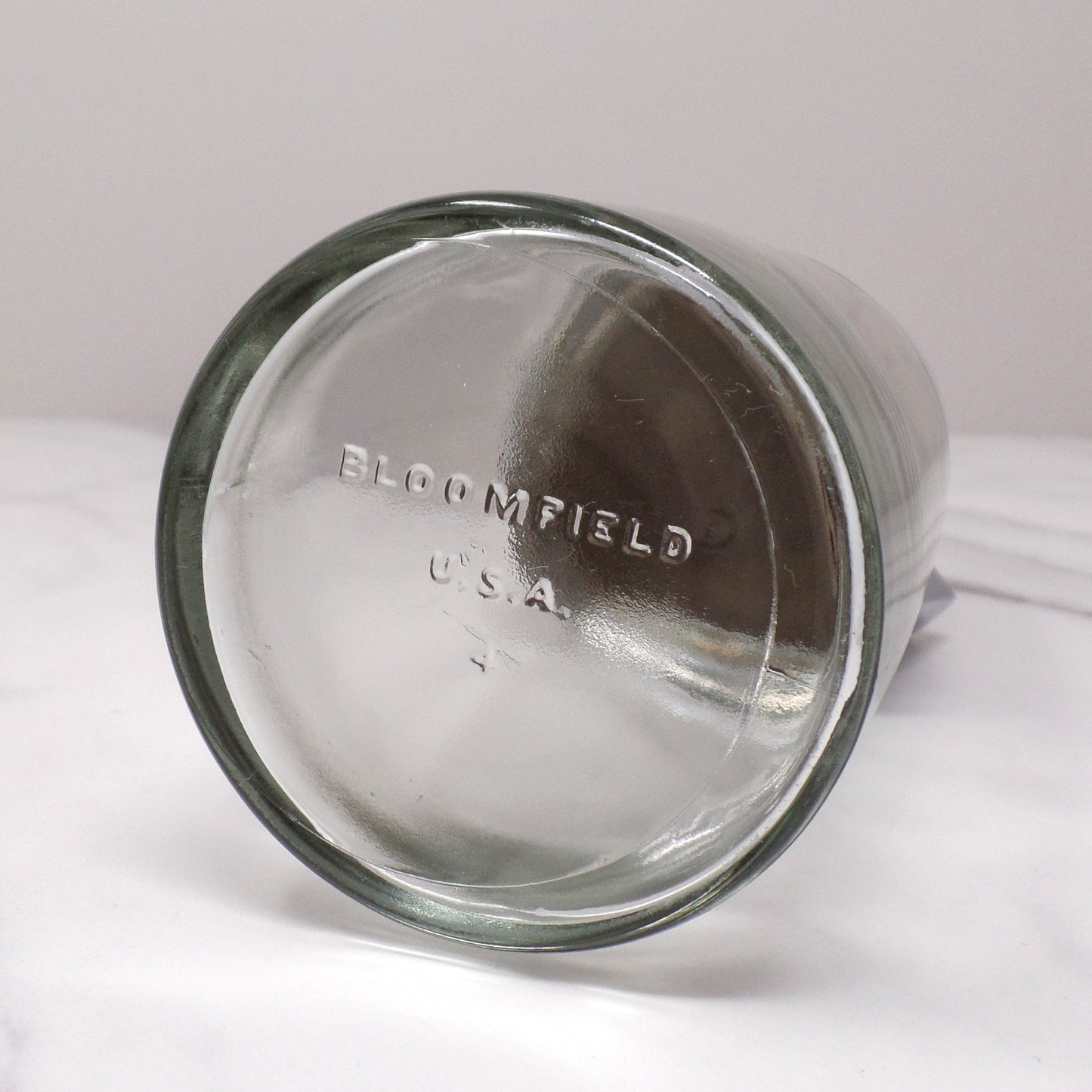 Vintage Bloomfield Restaurant Ware Sugar Pourer, Glass and Chrome (1960s-1970s)