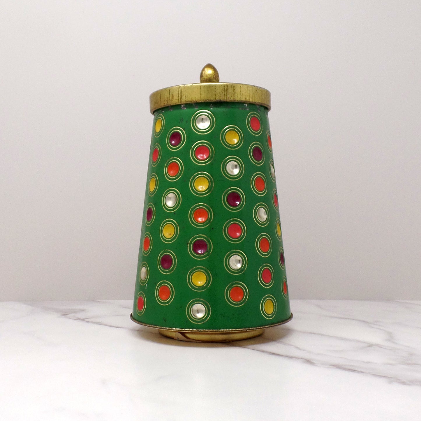 Vintage Storck German Fruit Candy Holiday Tin (1964)
