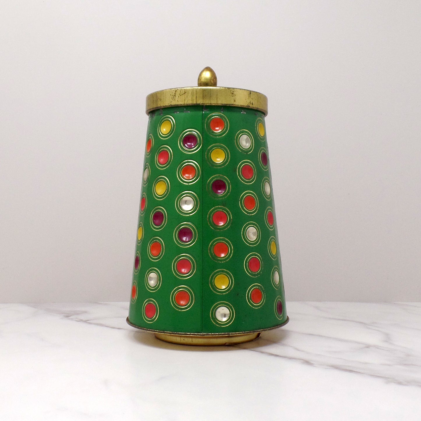 Vintage Storck German Fruit Candy Holiday Tin (1964)