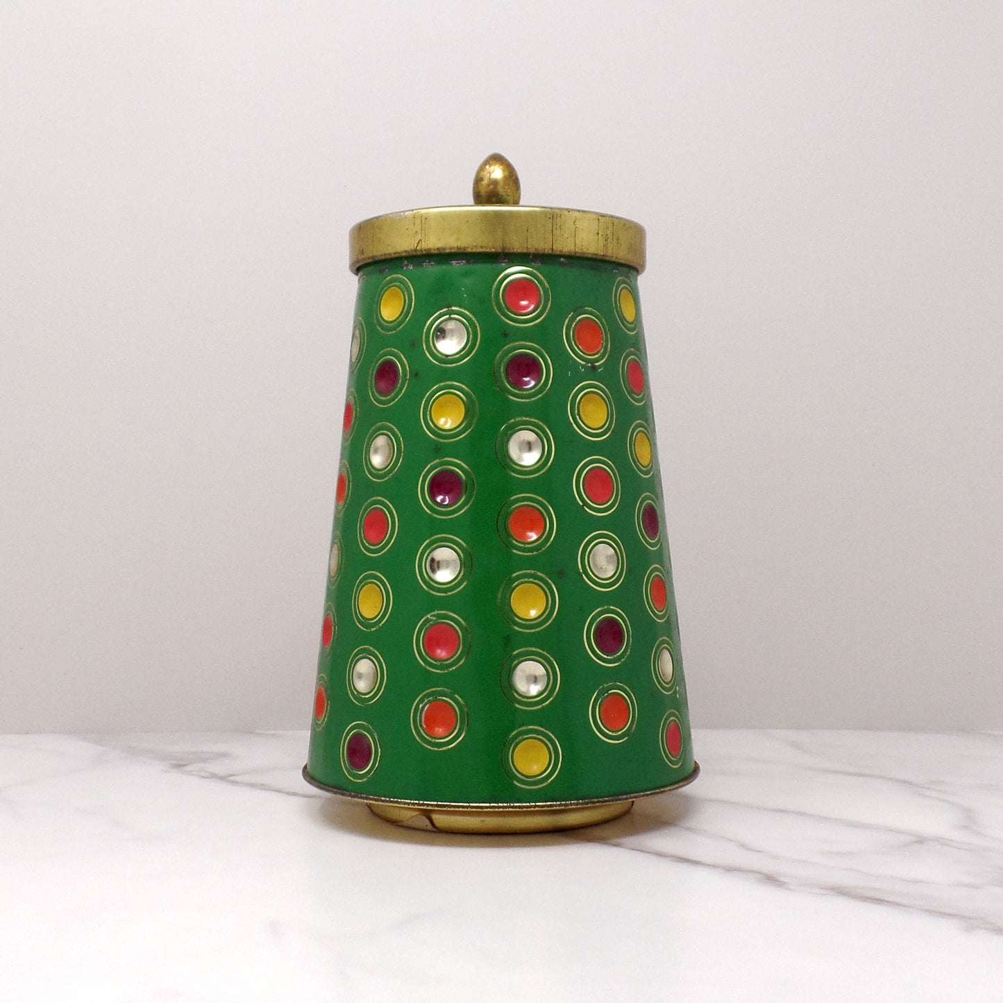 Vintage Storck German Fruit Candy Holiday Tin (1964)