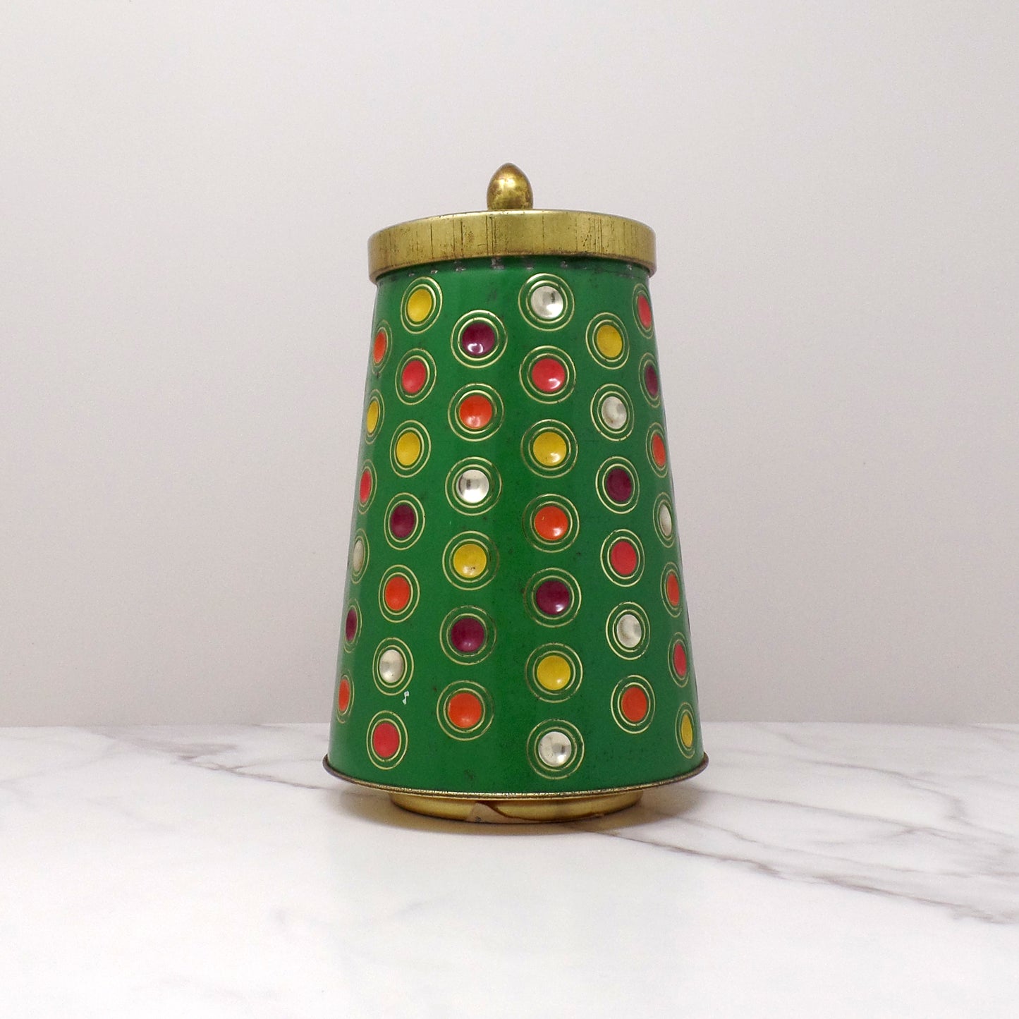 Vintage Storck German Fruit Candy Holiday Tin (1964)