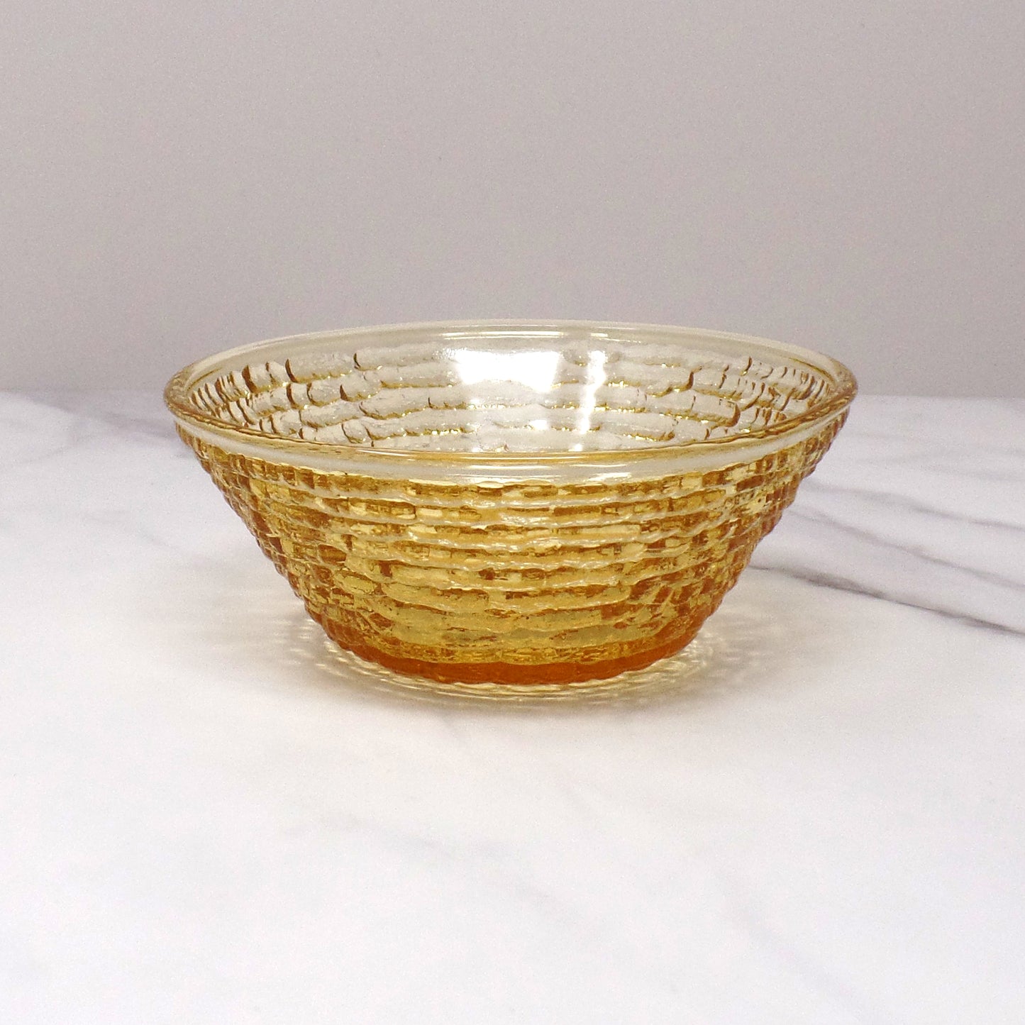 Vintage Anchor Hocking Soreno Amber Small Berry Bowl (1960s)