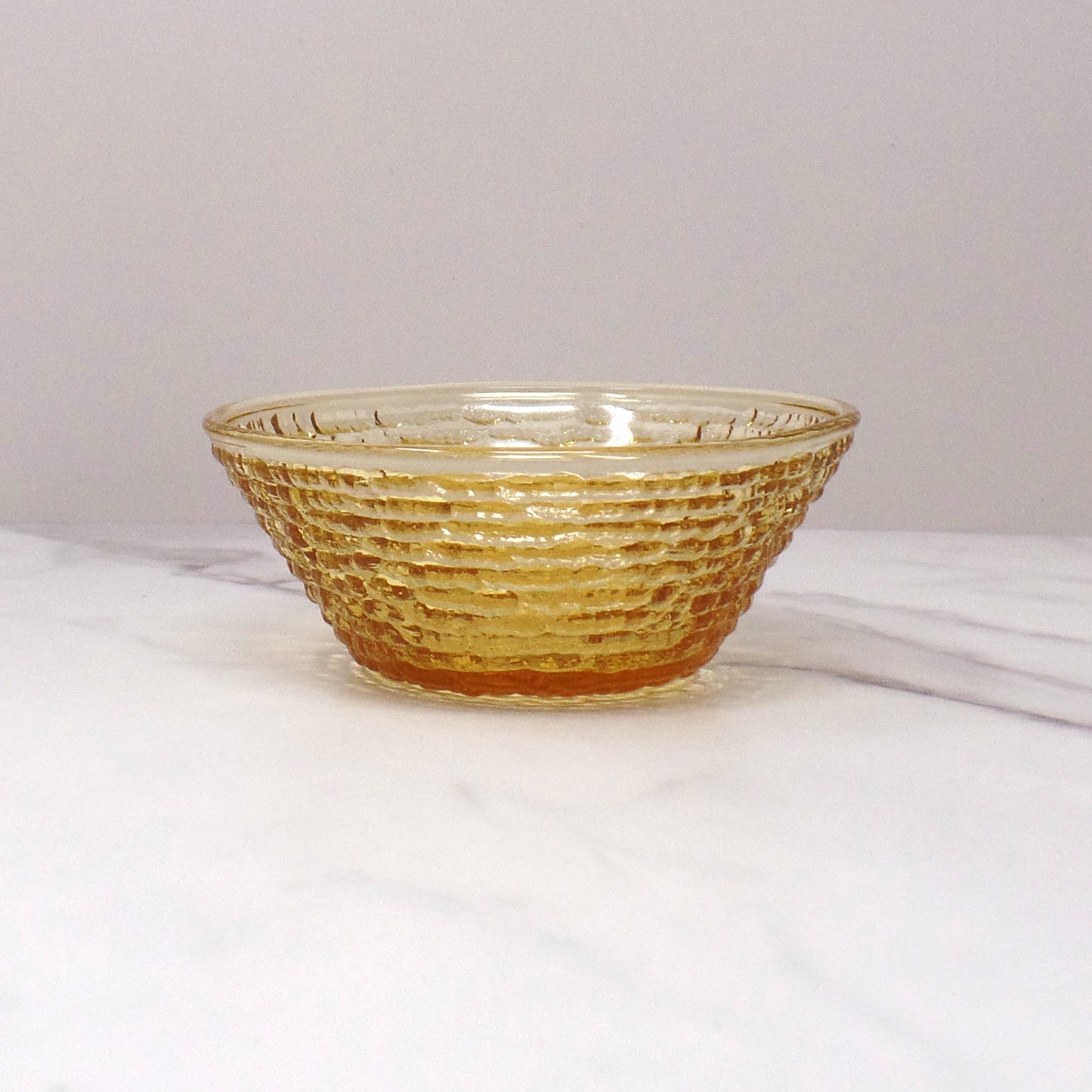 Vintage Anchor Hocking Soreno Amber Small Berry Bowl (1960s)