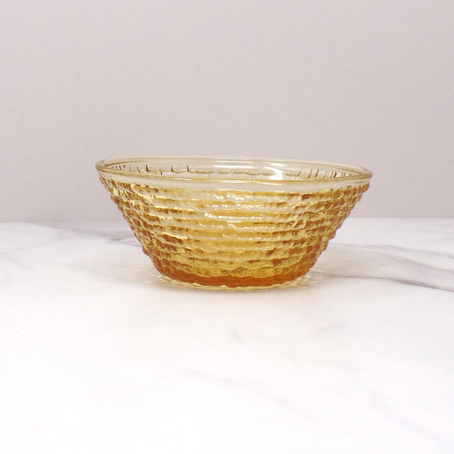 Vintage Anchor Hocking Soreno Amber Small Berry Bowl (1960s)