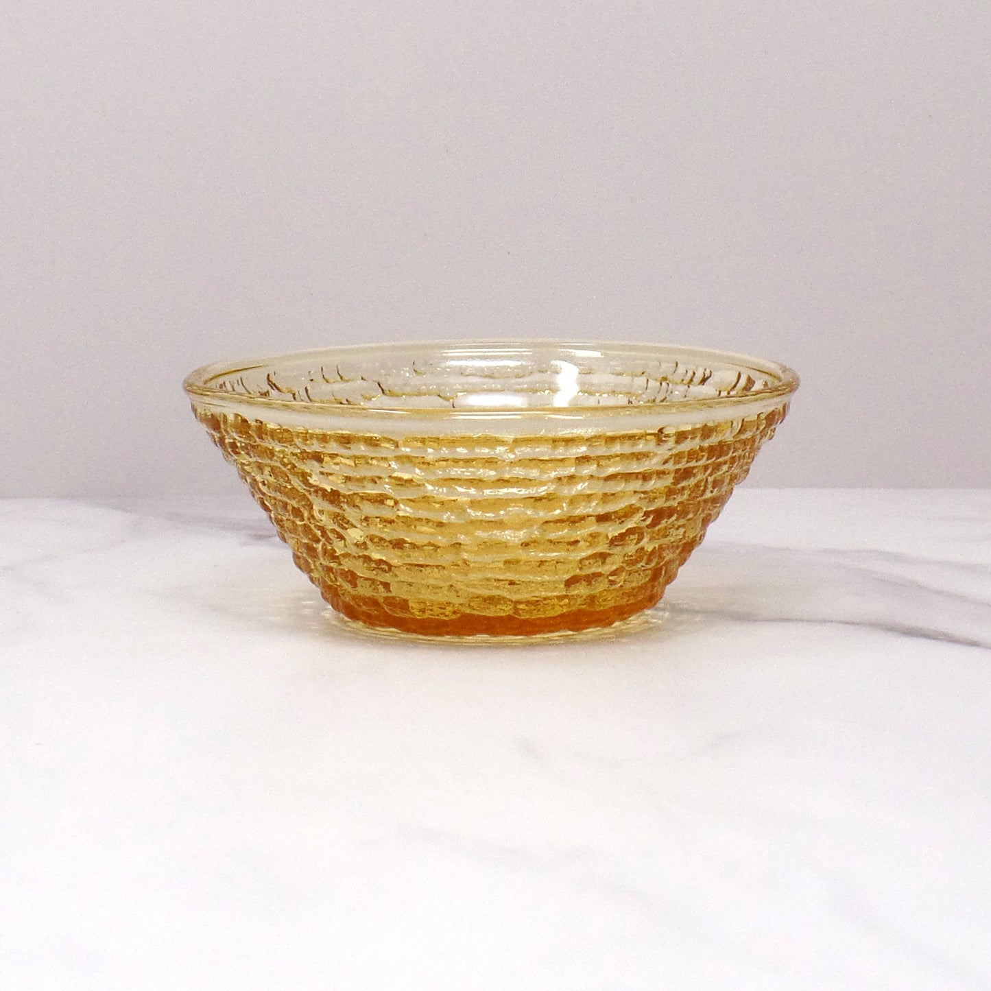 Vintage Anchor Hocking Soreno Amber Small Berry Bowl (1960s)