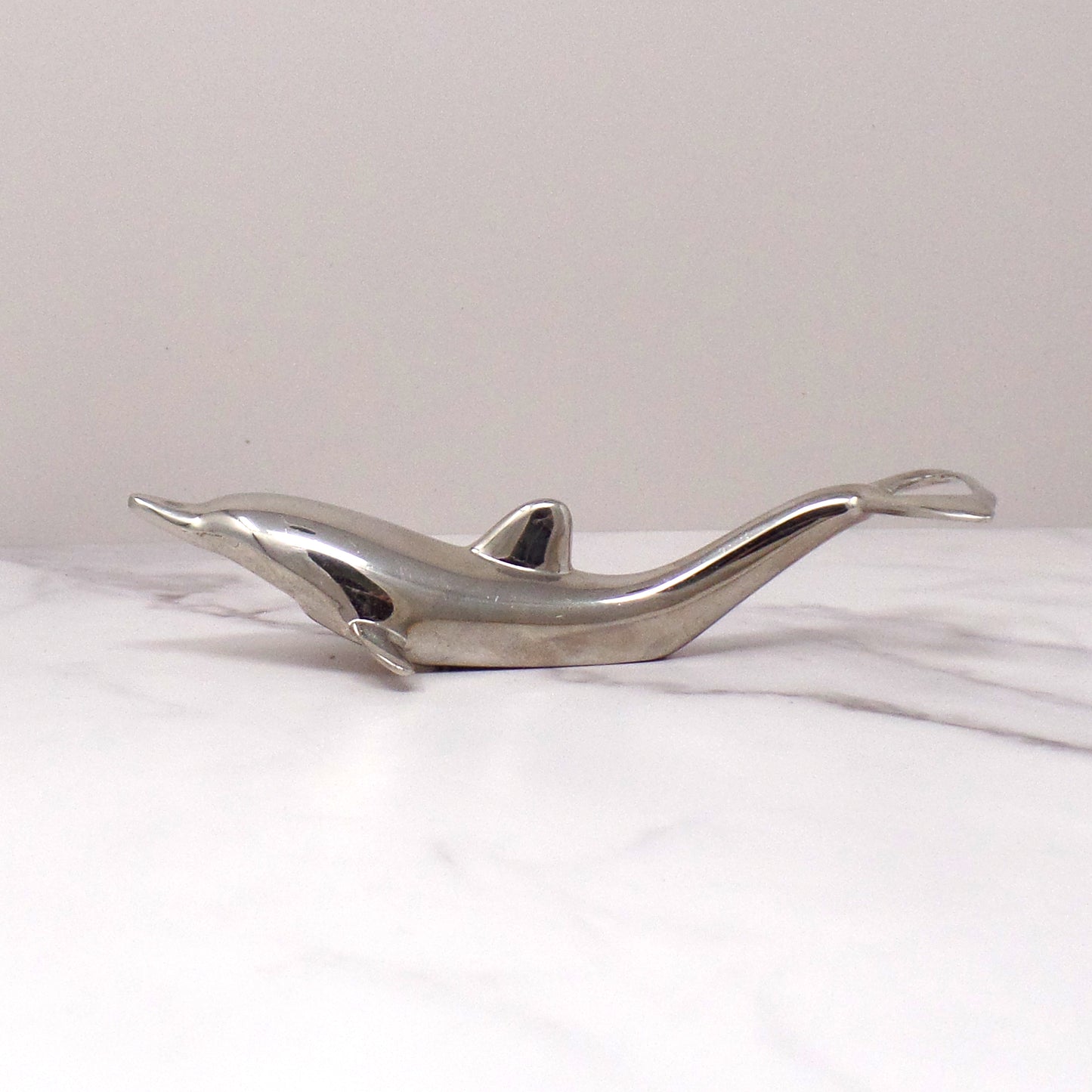 Vintage Silver Plated Dolphin Bottle Opener (1960s)