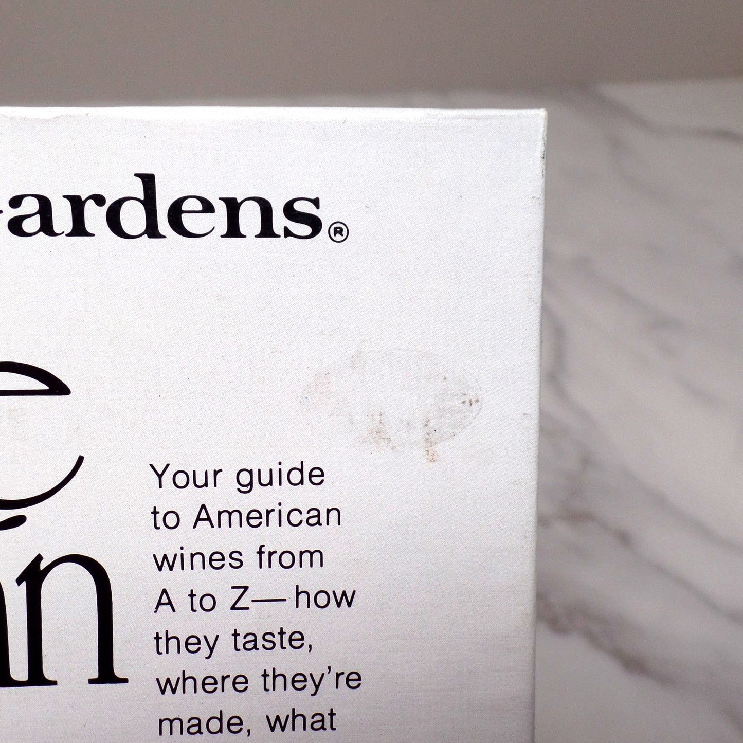 Vintage Better Homes and Gardens "Favorite American Wines" Book (1979)