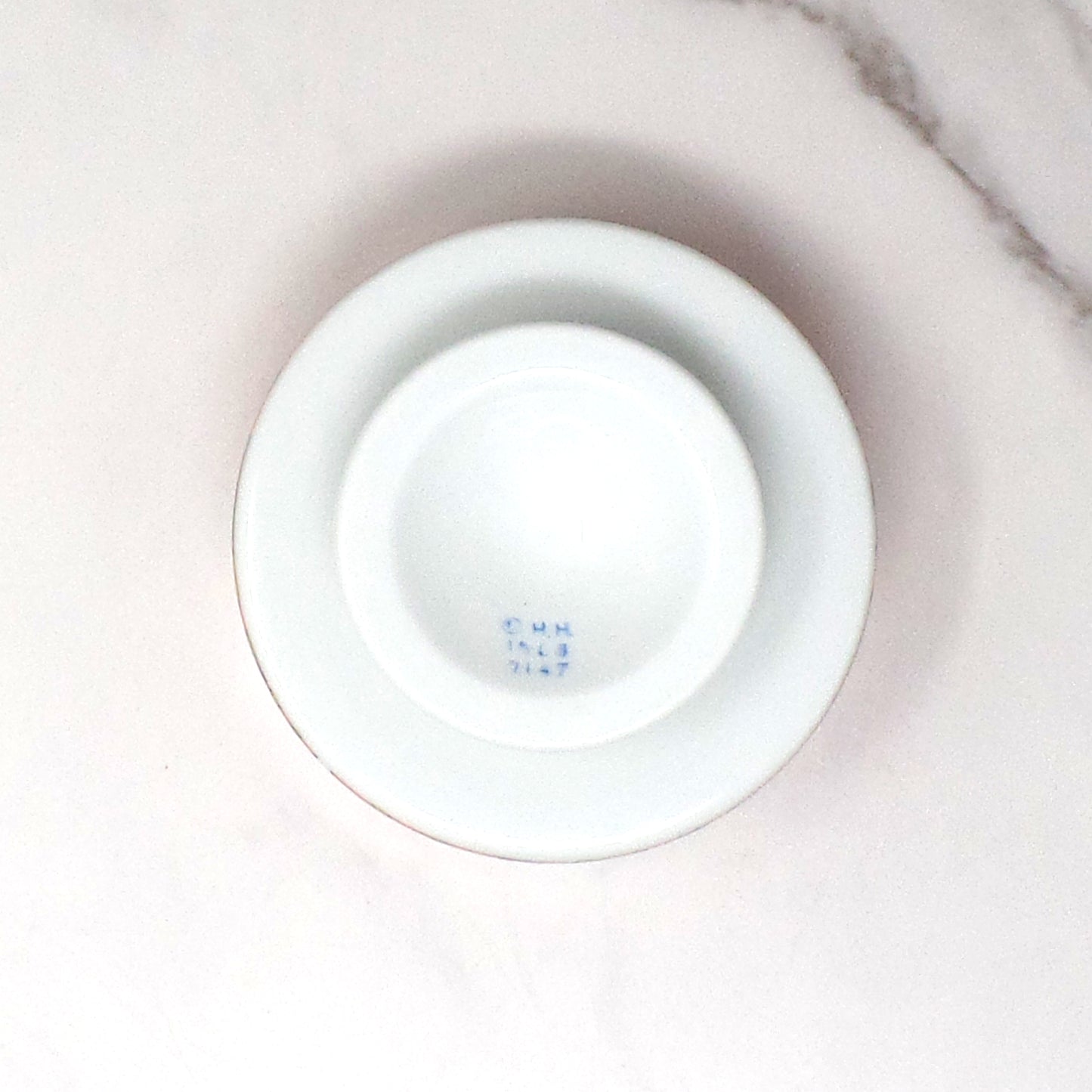 Vintage Holt Howard Mod Orange Floral Ceramic Pedestal Bowl #7147 (1968)