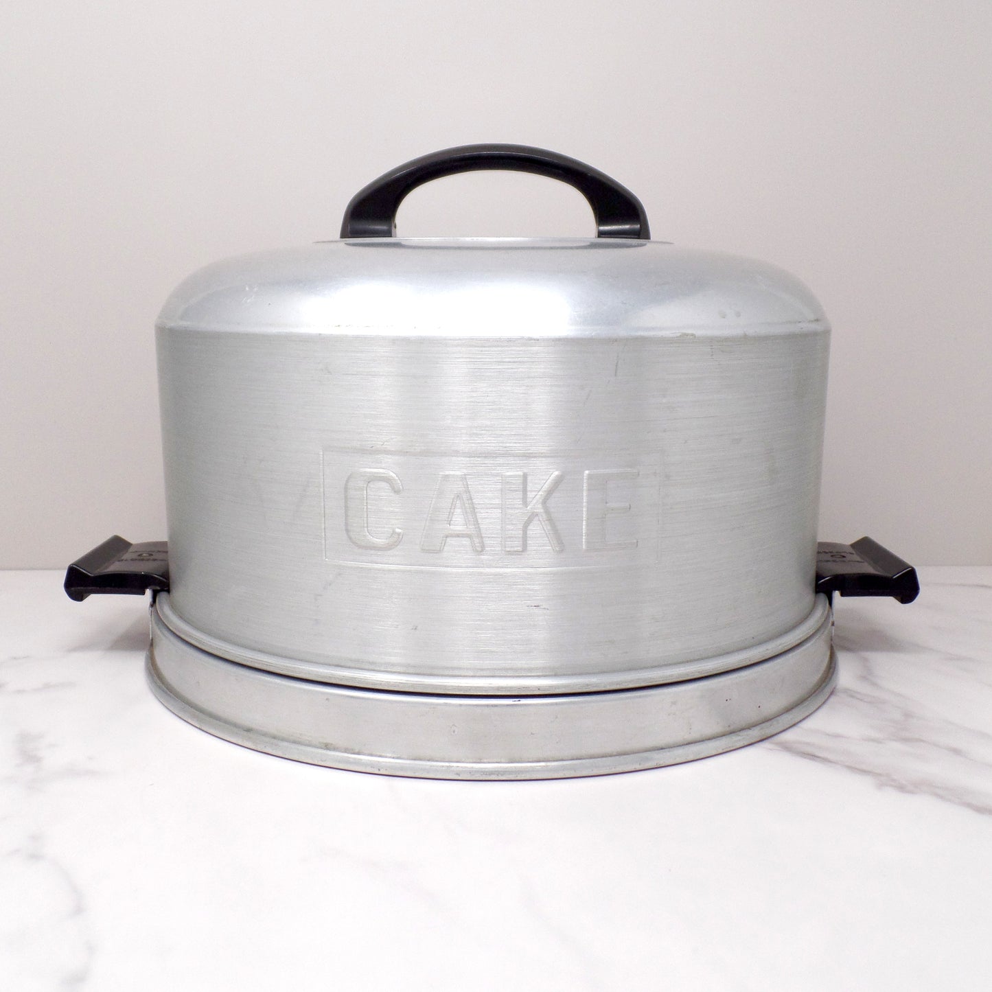 Vintage Kromex Aluminum Cake Carrier (1950s)