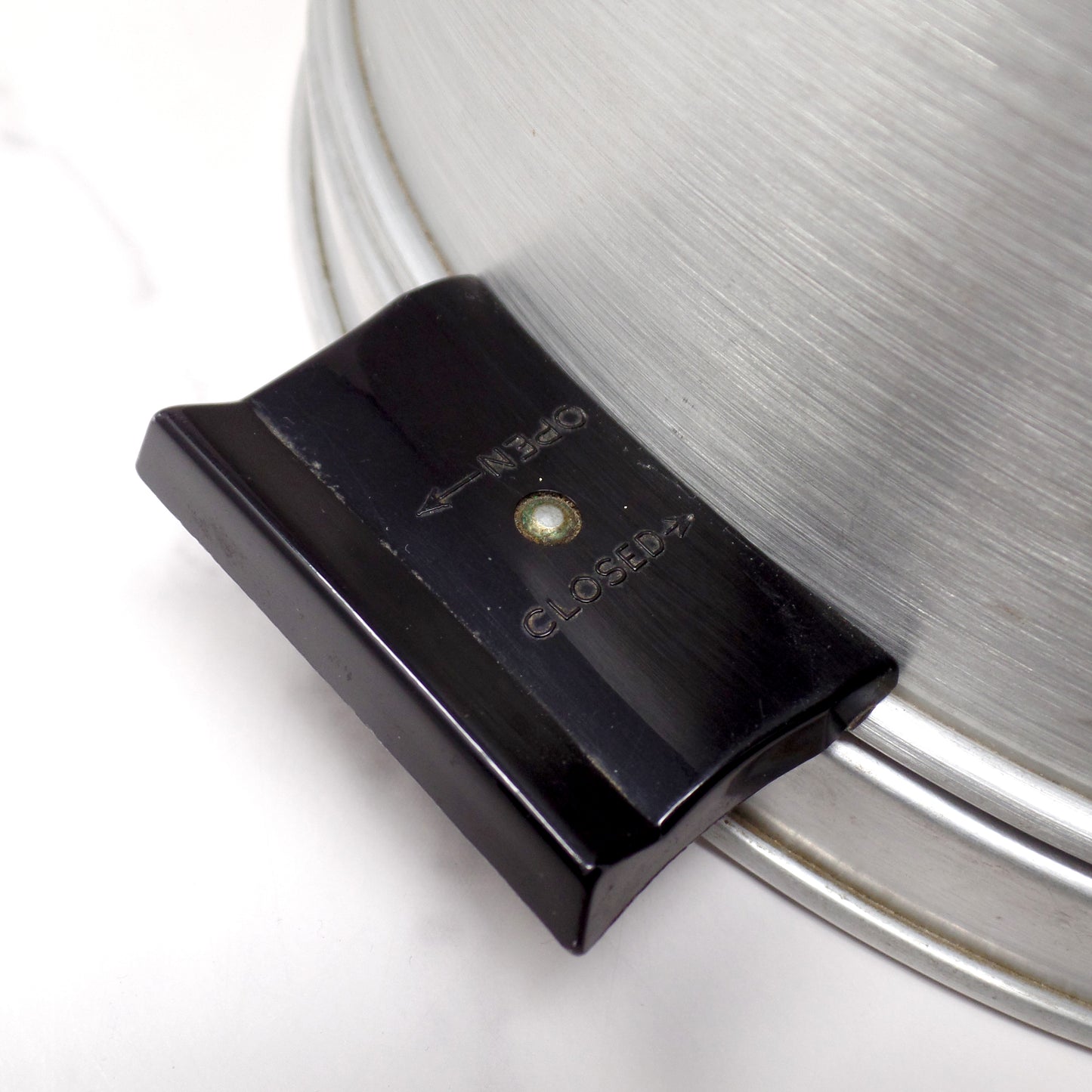 Vintage Kromex Aluminum Cake Carrier (1950s)