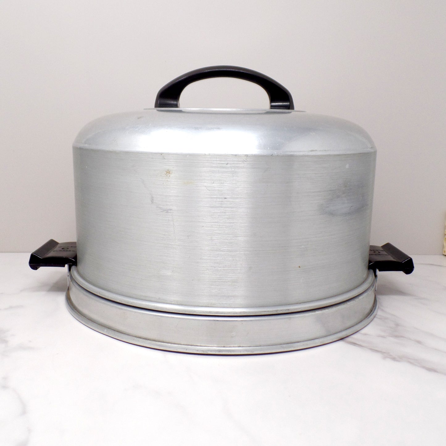 Vintage Kromex Aluminum Cake Carrier (1950s)