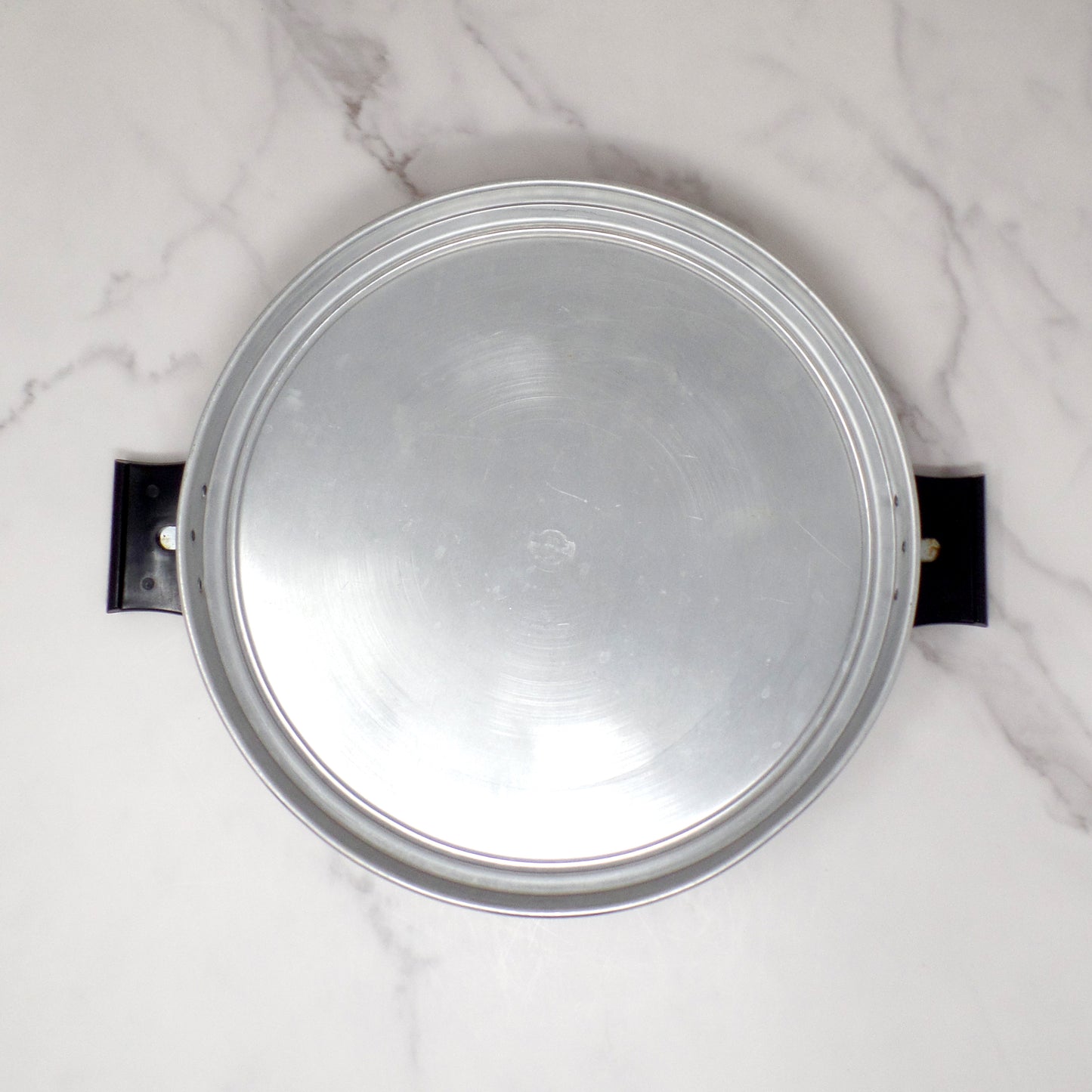 Vintage Kromex Aluminum Cake Carrier (1950s)