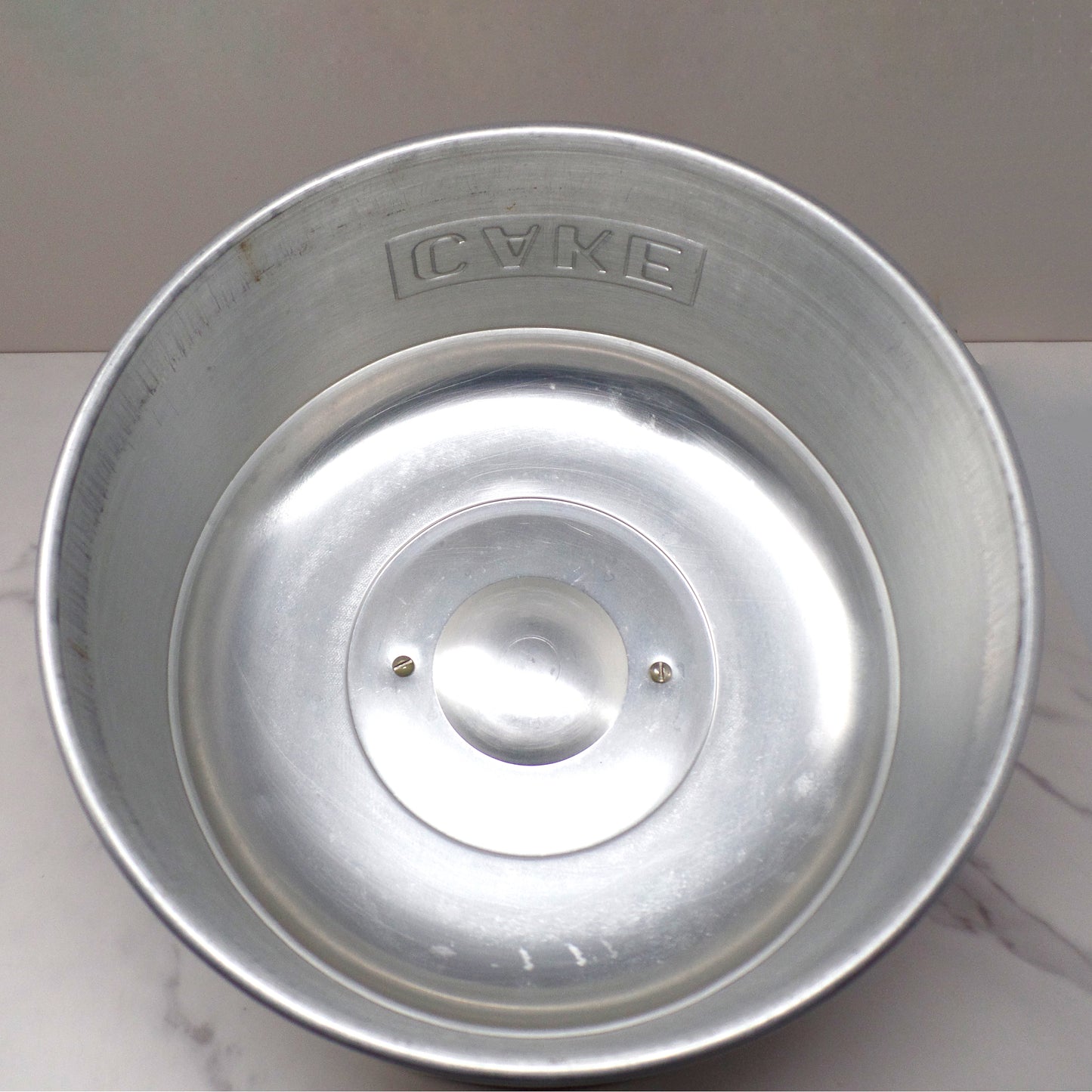 Vintage Kromex Aluminum Cake Carrier (1950s)