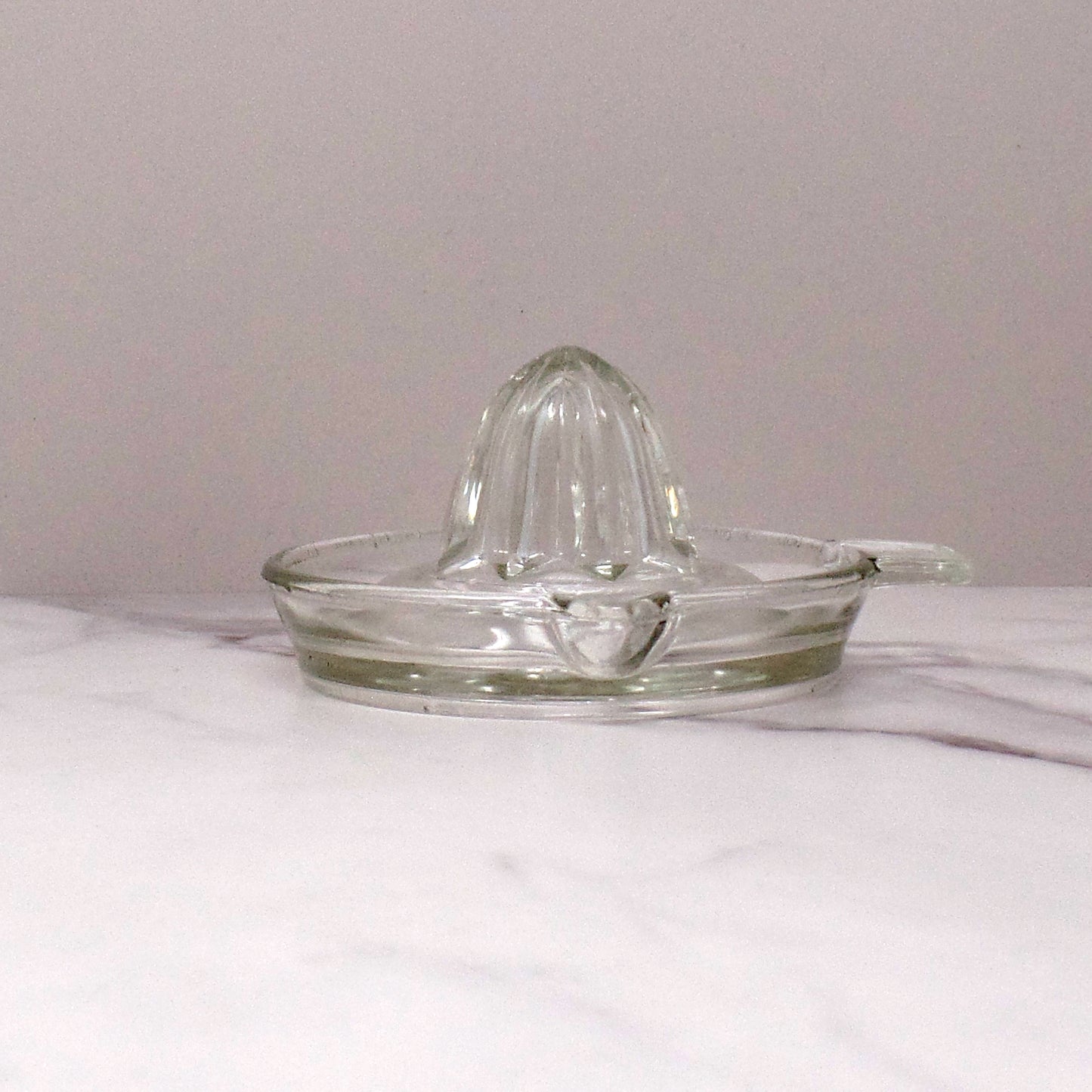 Vintage Lemon / Lime Juicer, Clear Glass (1950s)