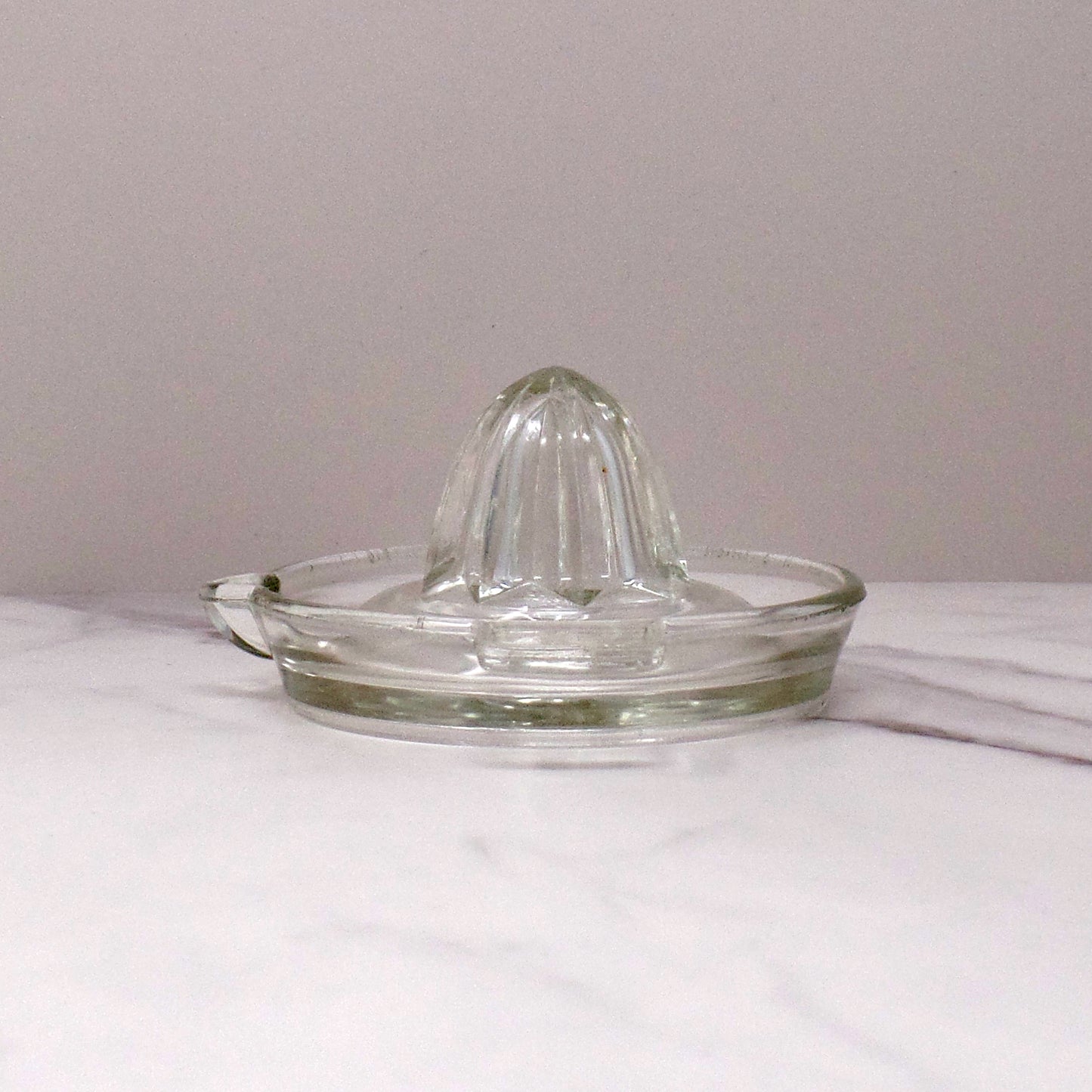 Vintage Lemon / Lime Juicer, Clear Glass (1950s)