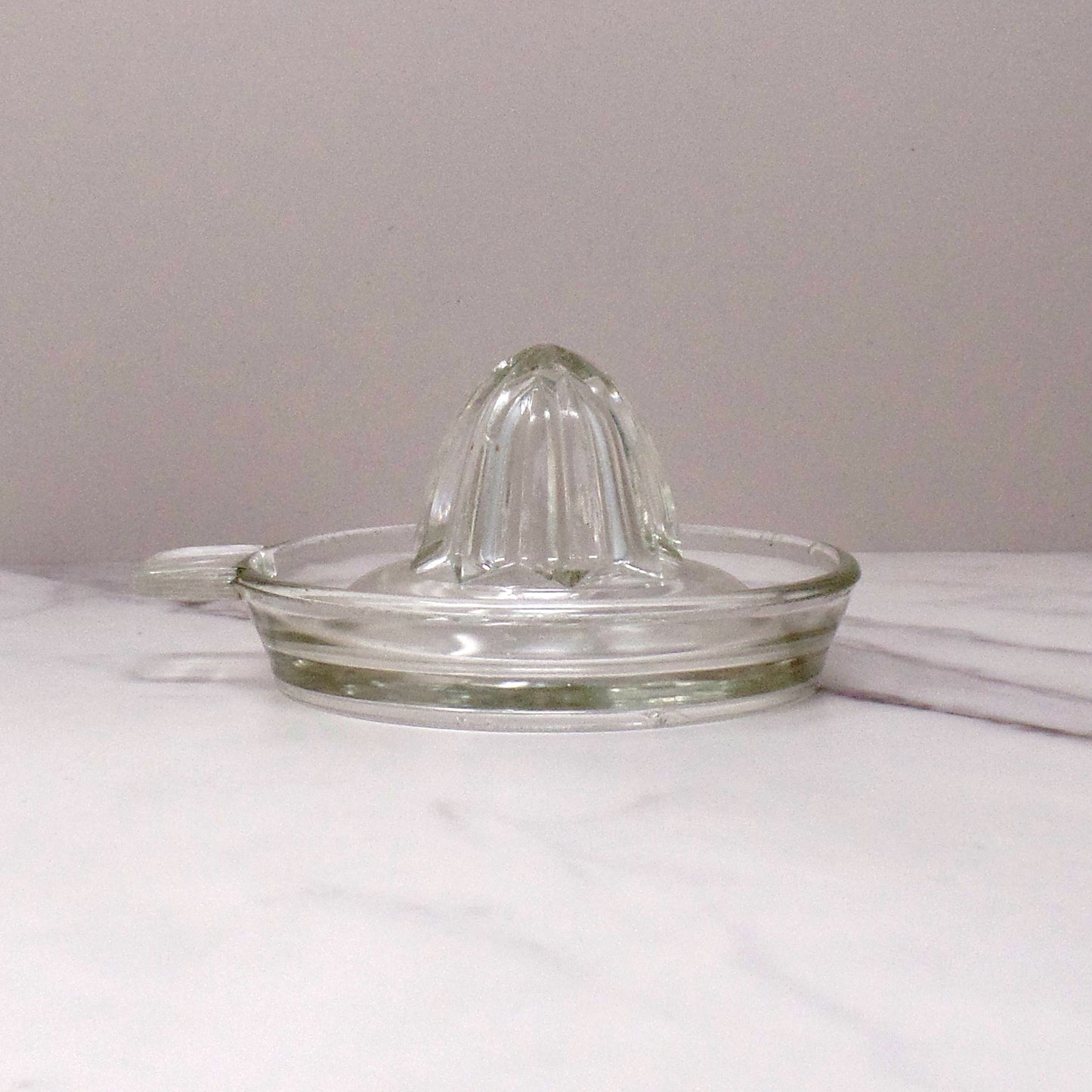 Vintage Lemon / Lime Juicer, Clear Glass (1950s)