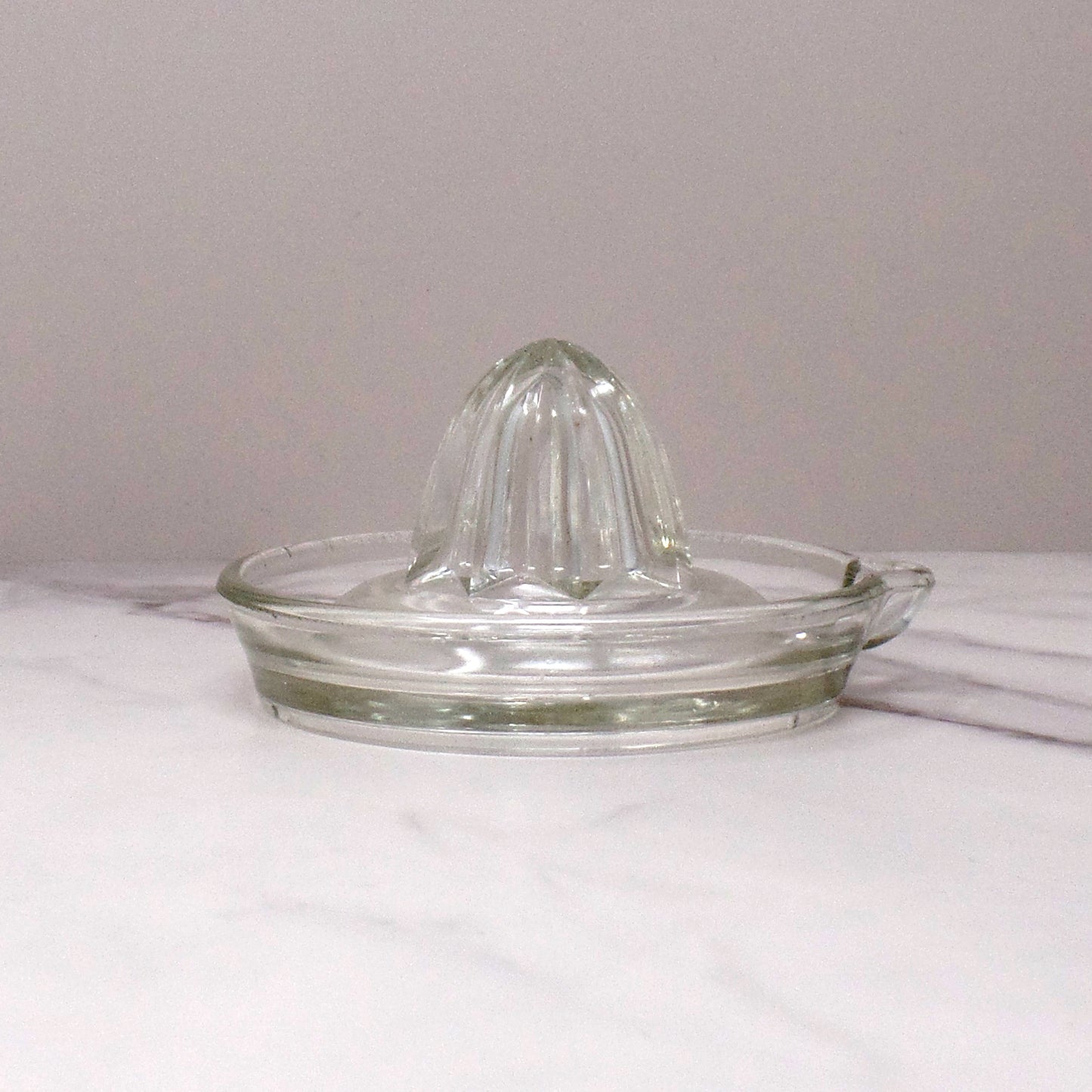 Vintage Lemon / Lime Juicer, Clear Glass (1950s)