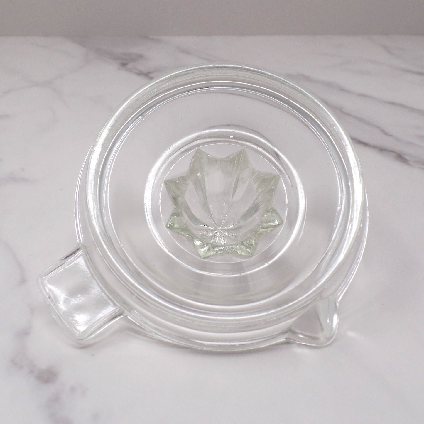 Vintage Lemon / Lime Juicer, Clear Glass (1950s)