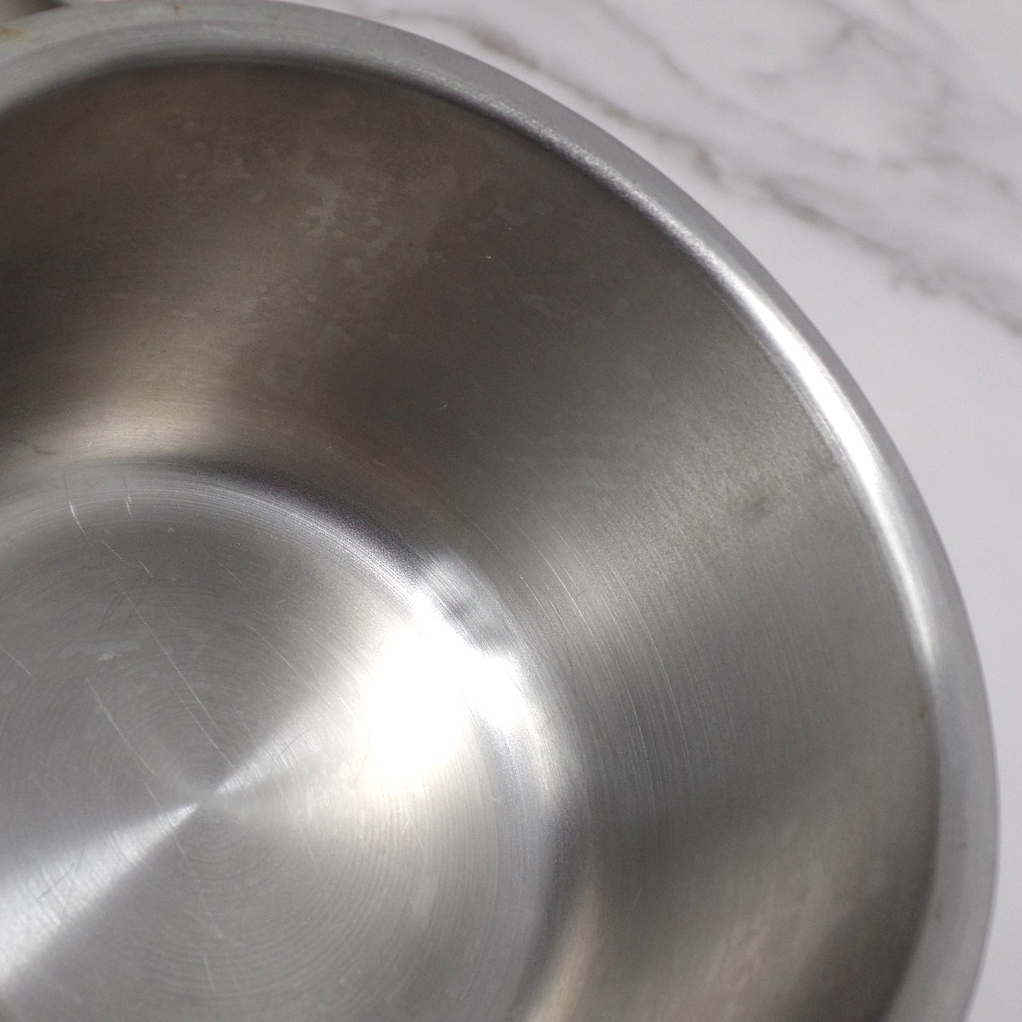 Vintage 3-Bowl Stainless Steel and Chrome Relish or Condiment Caddy with Wood Knob (1960s)