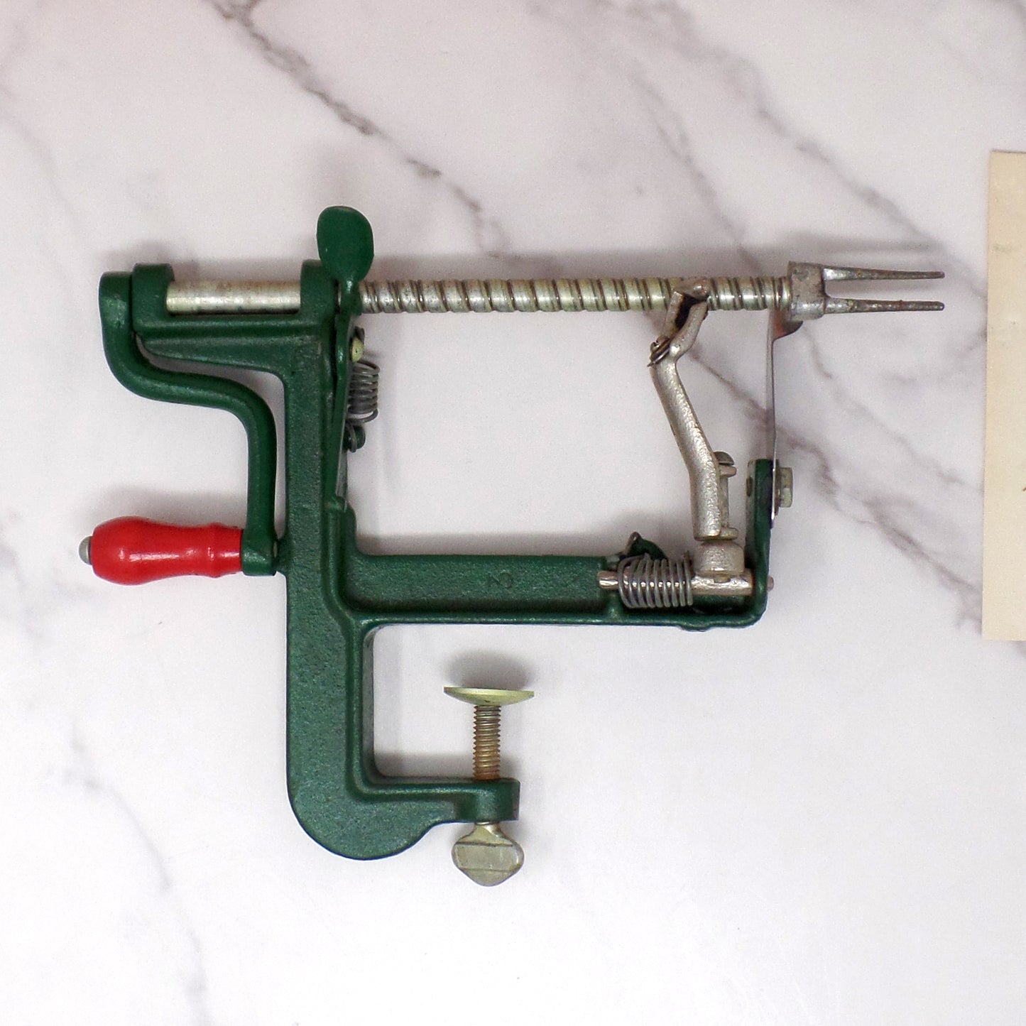 Vintage White Mountain Apple Parer Corer & Slicer in Original Box with Instructions (1950s)