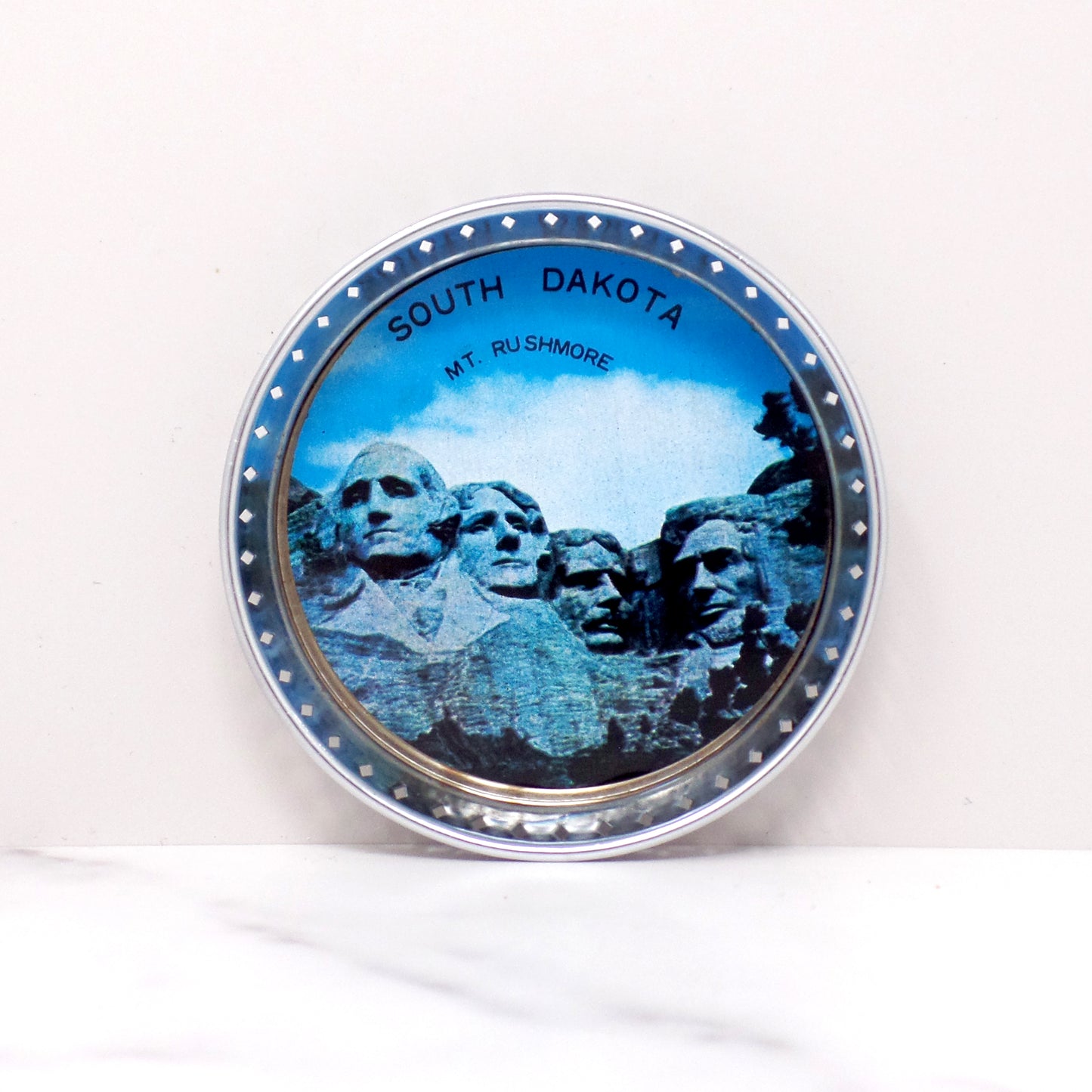 Vintage Souvenir Coaster, Mt. Rushmore South Dakota
