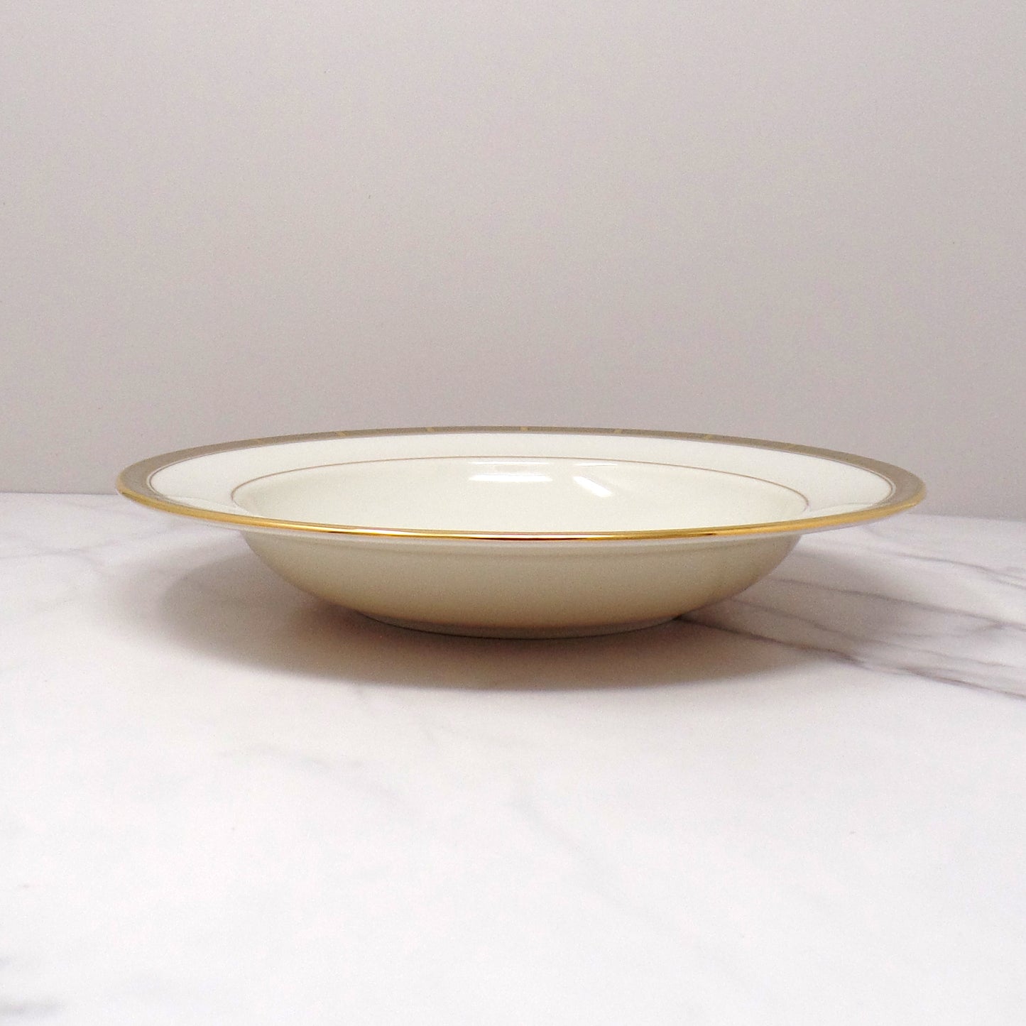 Vintage Lenox Bone China Desert Vista 9" Rimmed Soup / Pasta Bowl (2005-2008)