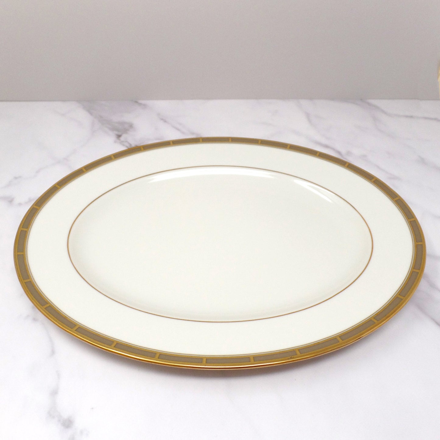 Vintage Lenox Bone China Desert Vista Oval Serving Platter (2005-2008)