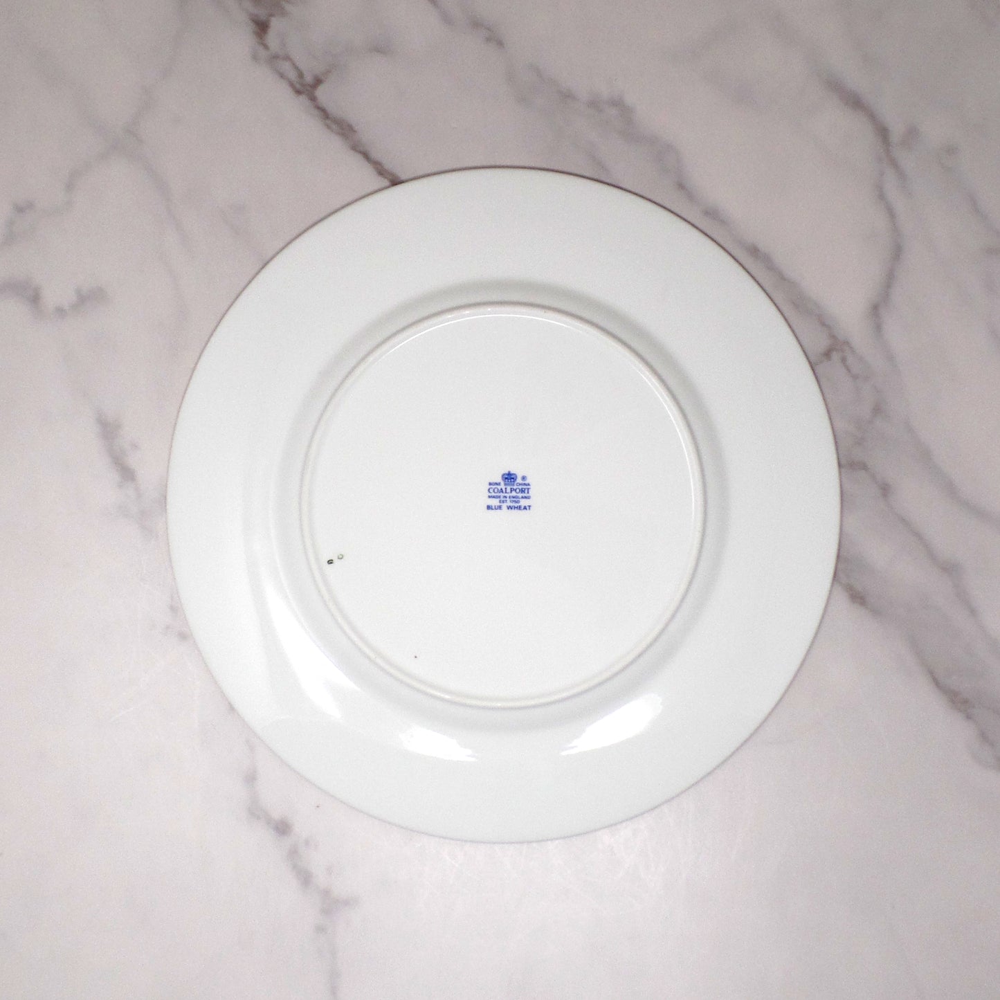 Vintage Coalport Bone China Blue Wheat Dinner Plate (1972-93)