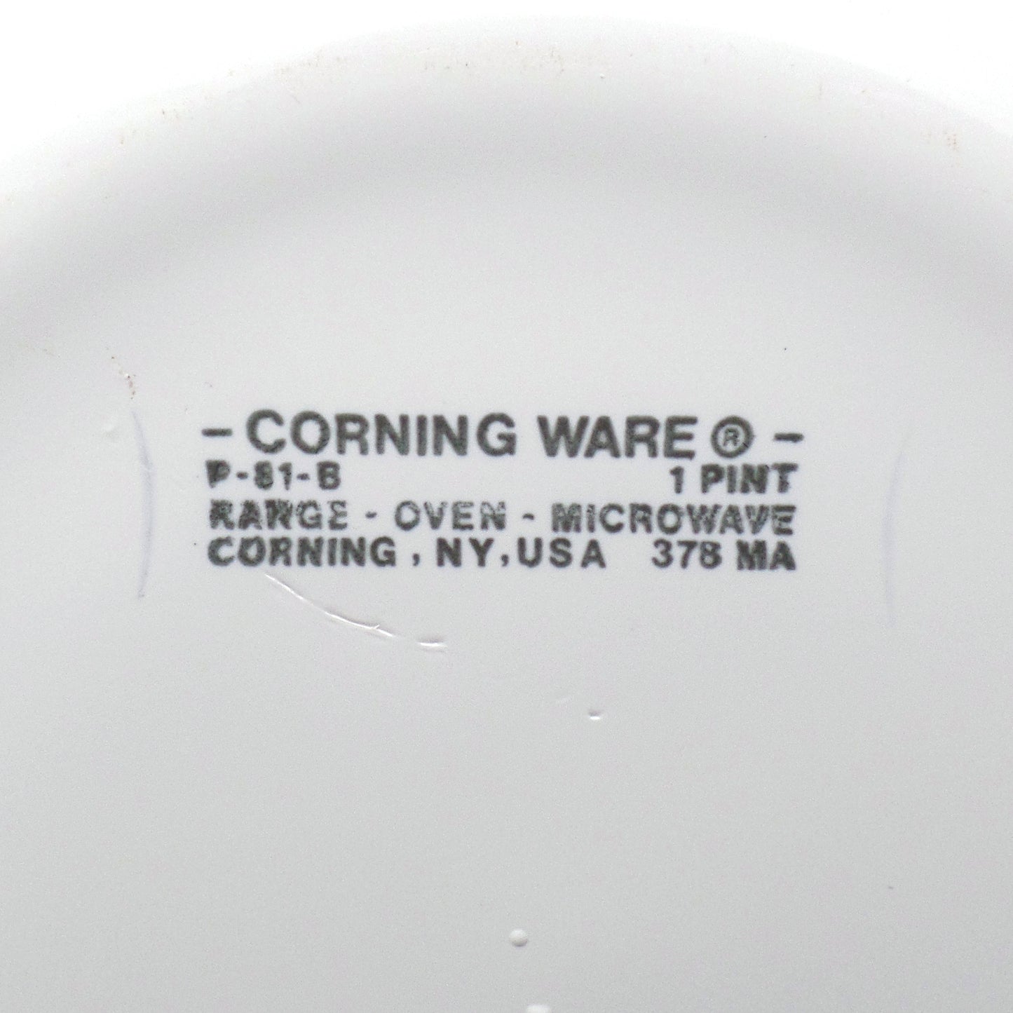 Vintage Corningware 1 Pint Saucepan (P-81-B) - Just White (1979-86)