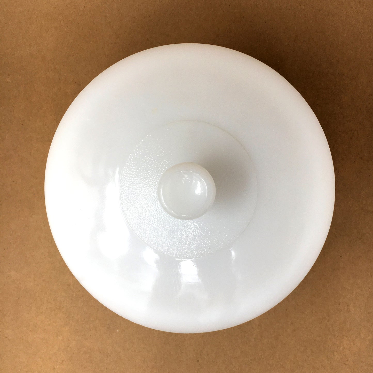 Vintage Federal Glass Round Covered Casserole Dish - 1.5 Qt, Black Diamonds / Atomic Harlequin - 1960s MCM