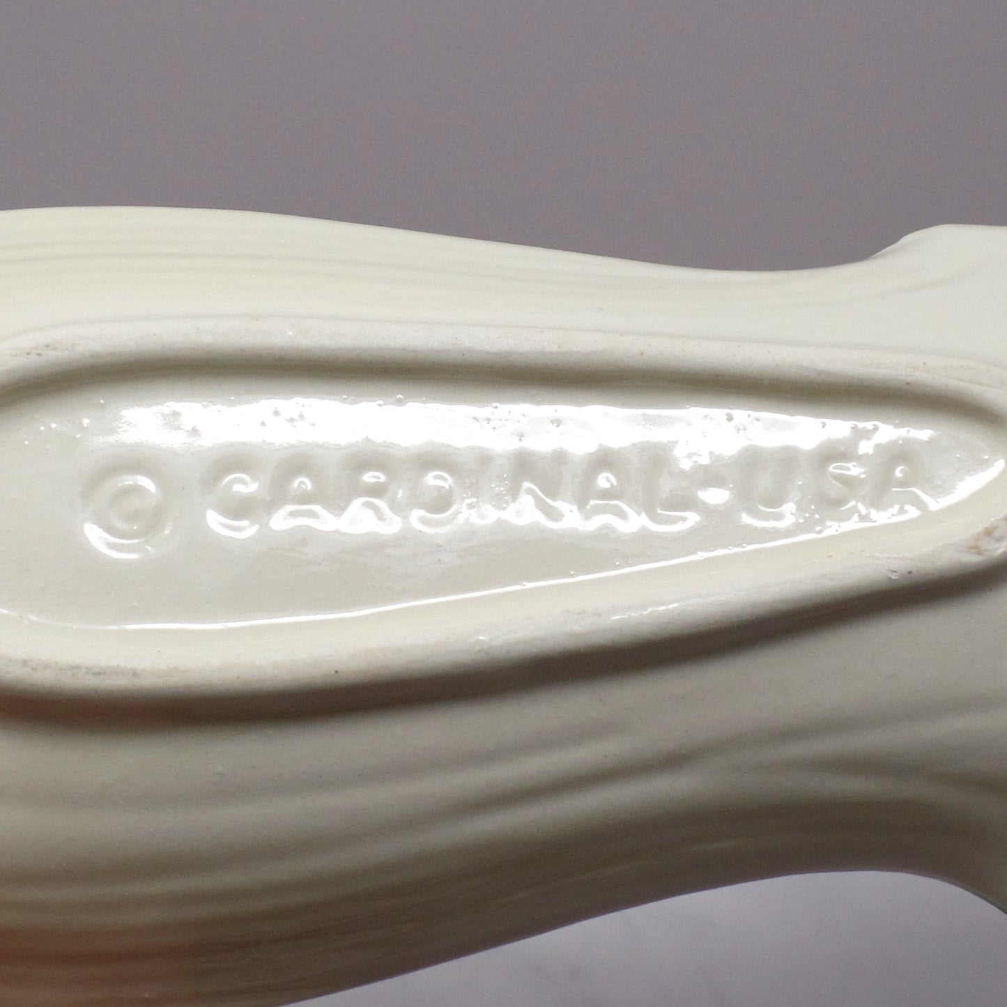 Vintage Cardinal USA Ceramic Celery Dish (1950s)