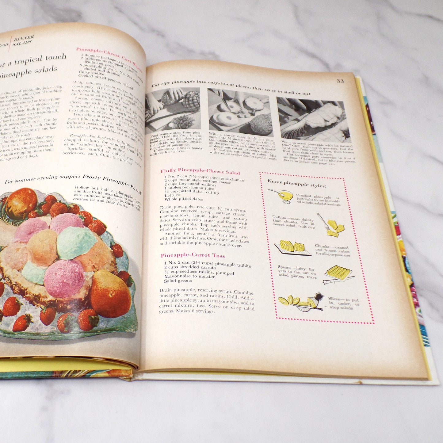 Vintage Cookbook - Book, Better Homes & Gardens Salad Book (1968)