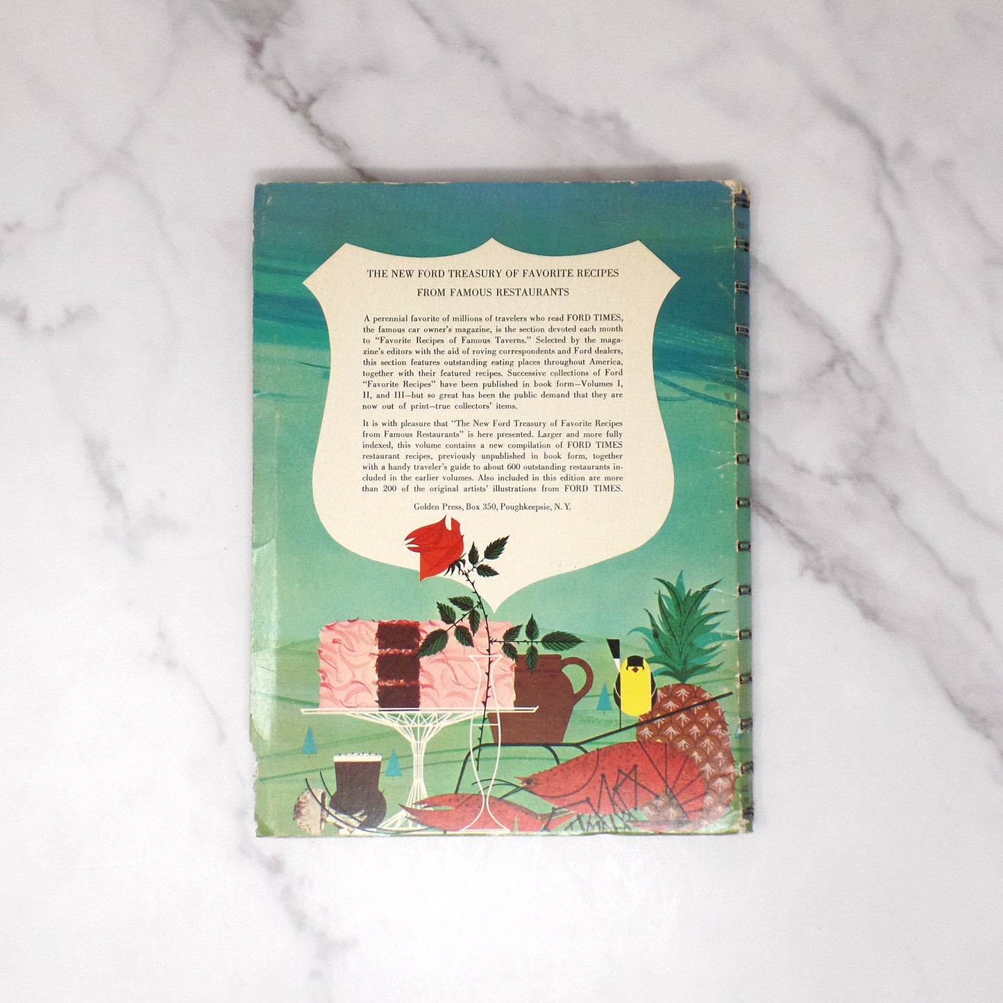 Vintage Cookbook - The New Ford Treasury of Favorite Recipes from Famous Restaurants (1963)