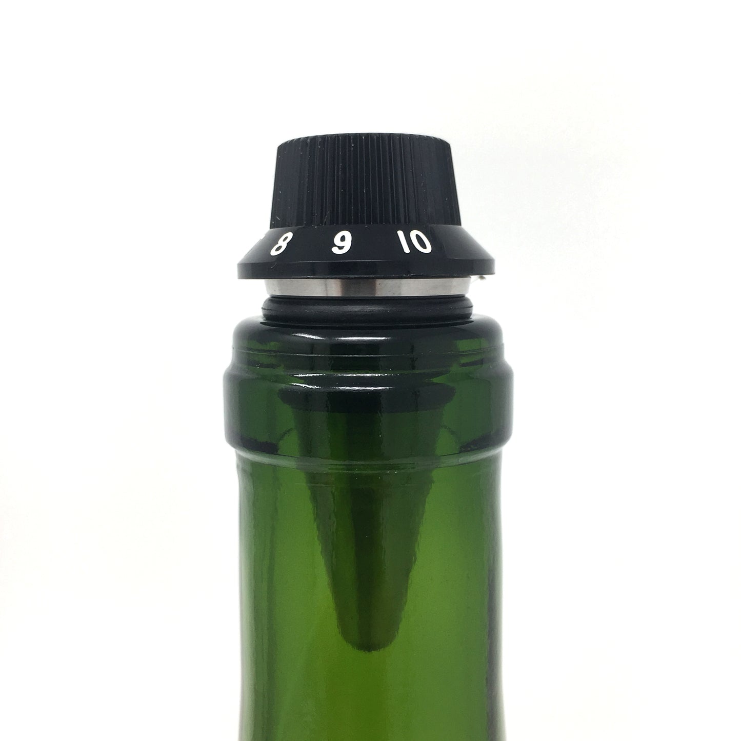Strat Style Guitar Volume Knob Wine Bottle Stopper with Stainless Steel Base