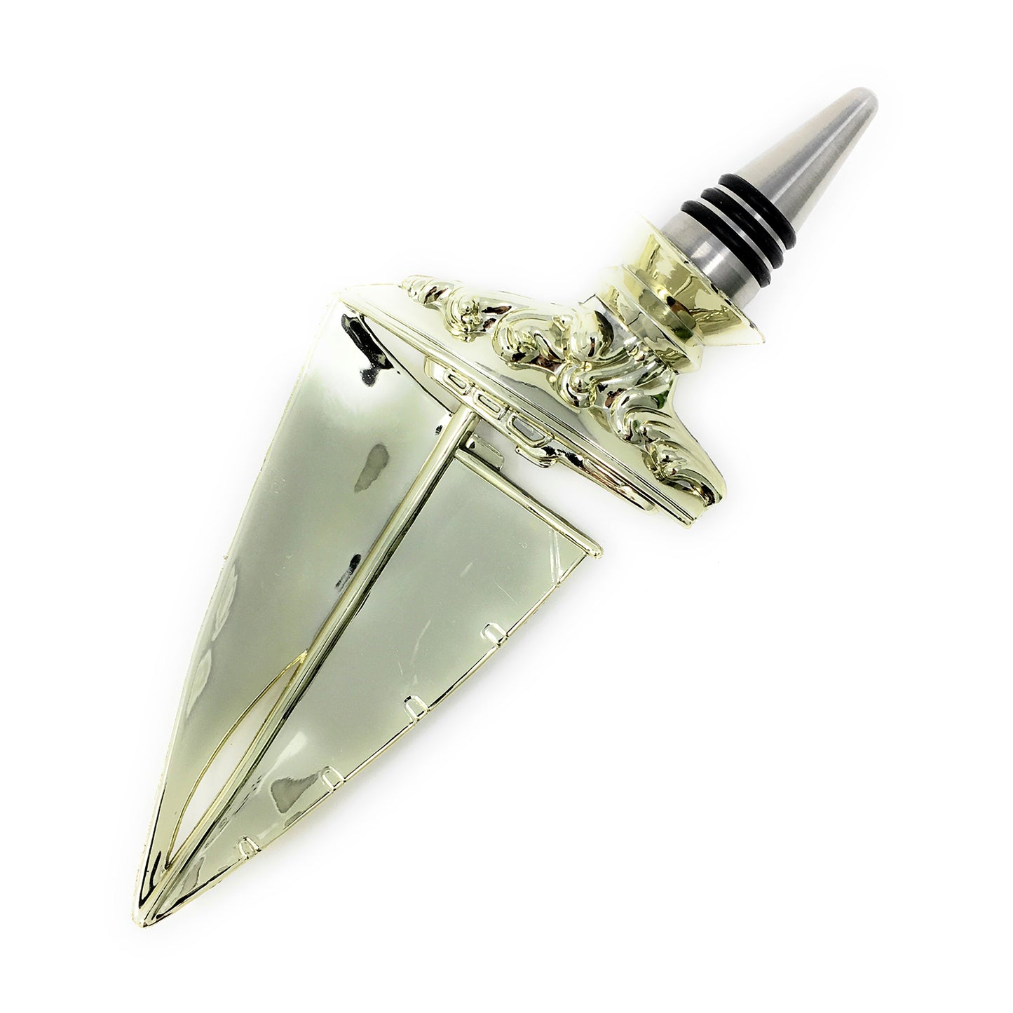 Sailboat Trophy Wine Bottle Stopper with Stainless Steel Base
