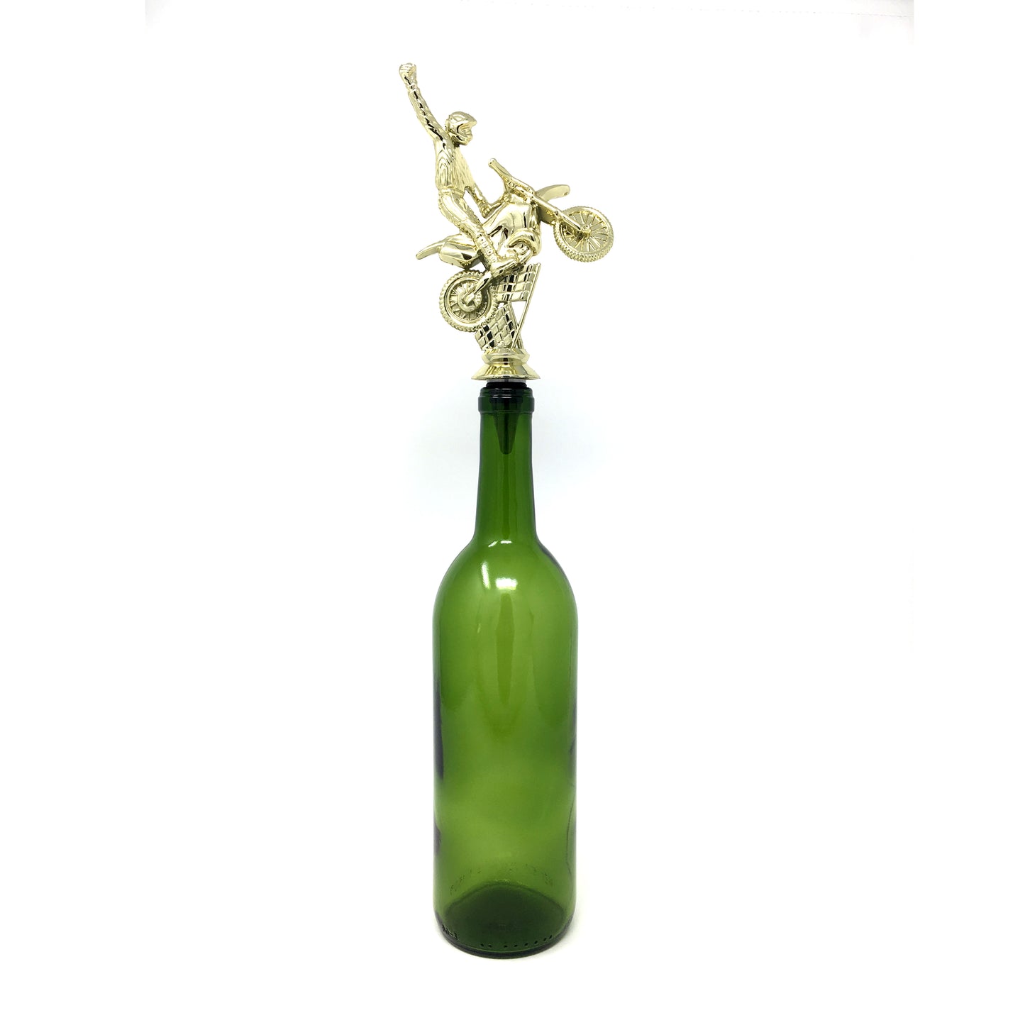 Trophy Wine Bottle Stopper with Stainless Steel Base
