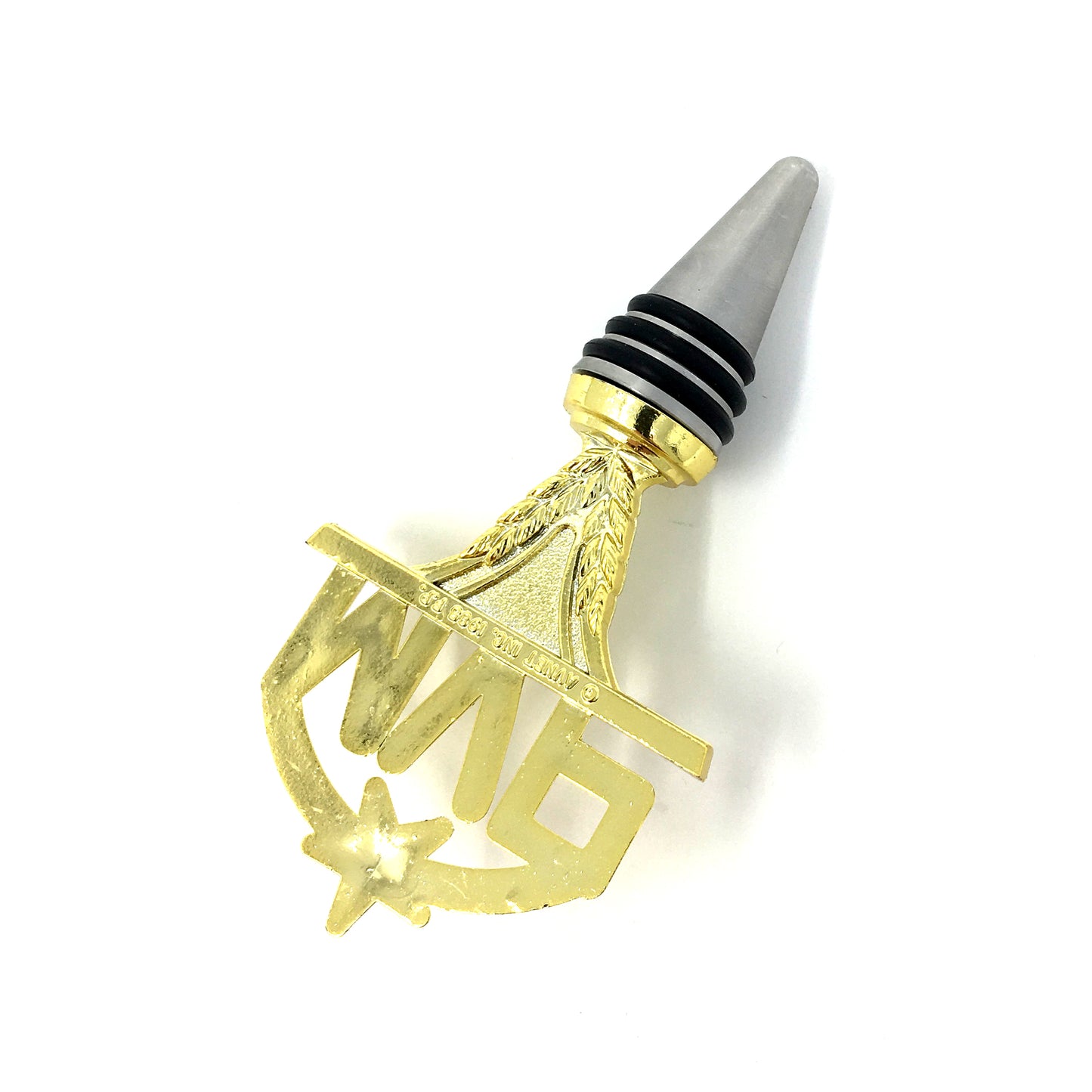 MVP Trophy Wine Bottle Stopper with Stainless Steel Base