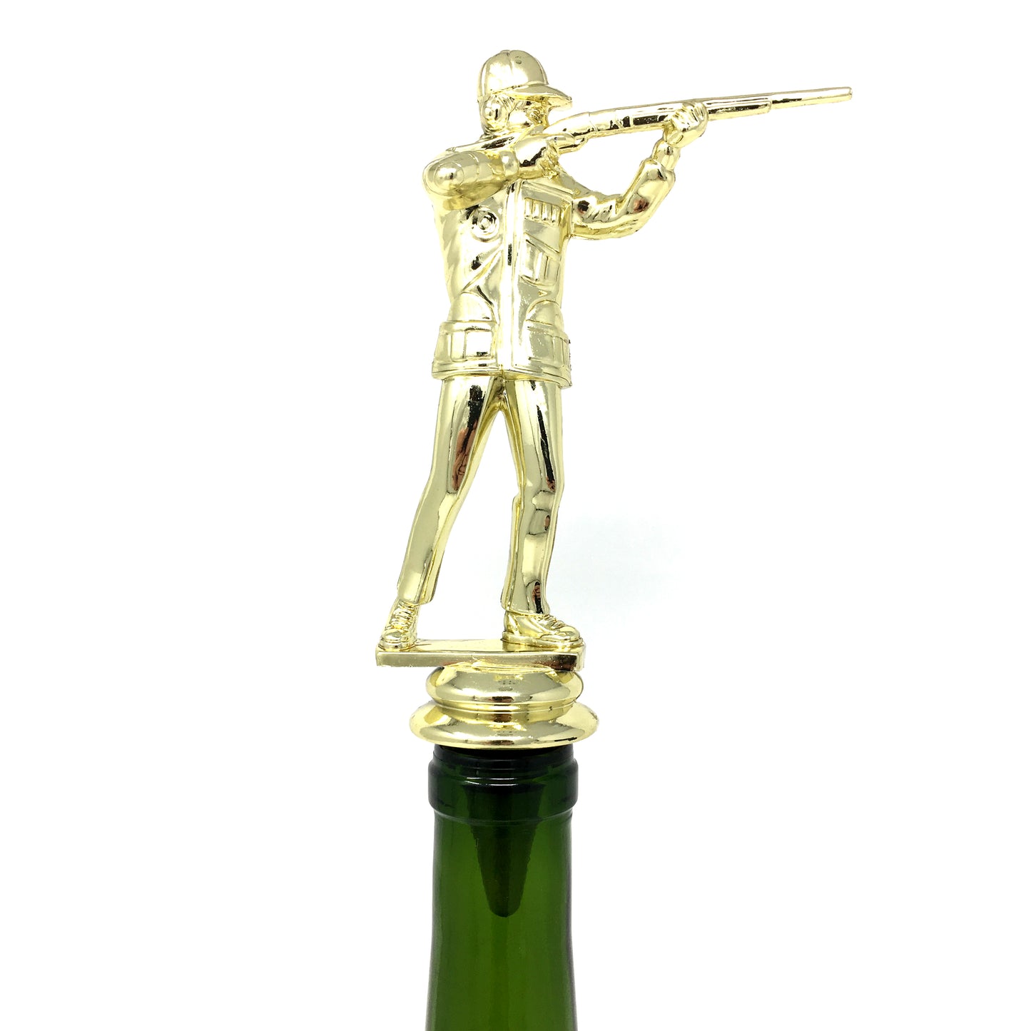 Hunter Trophy Wine Bottle Stopper with Stainless Steel Base