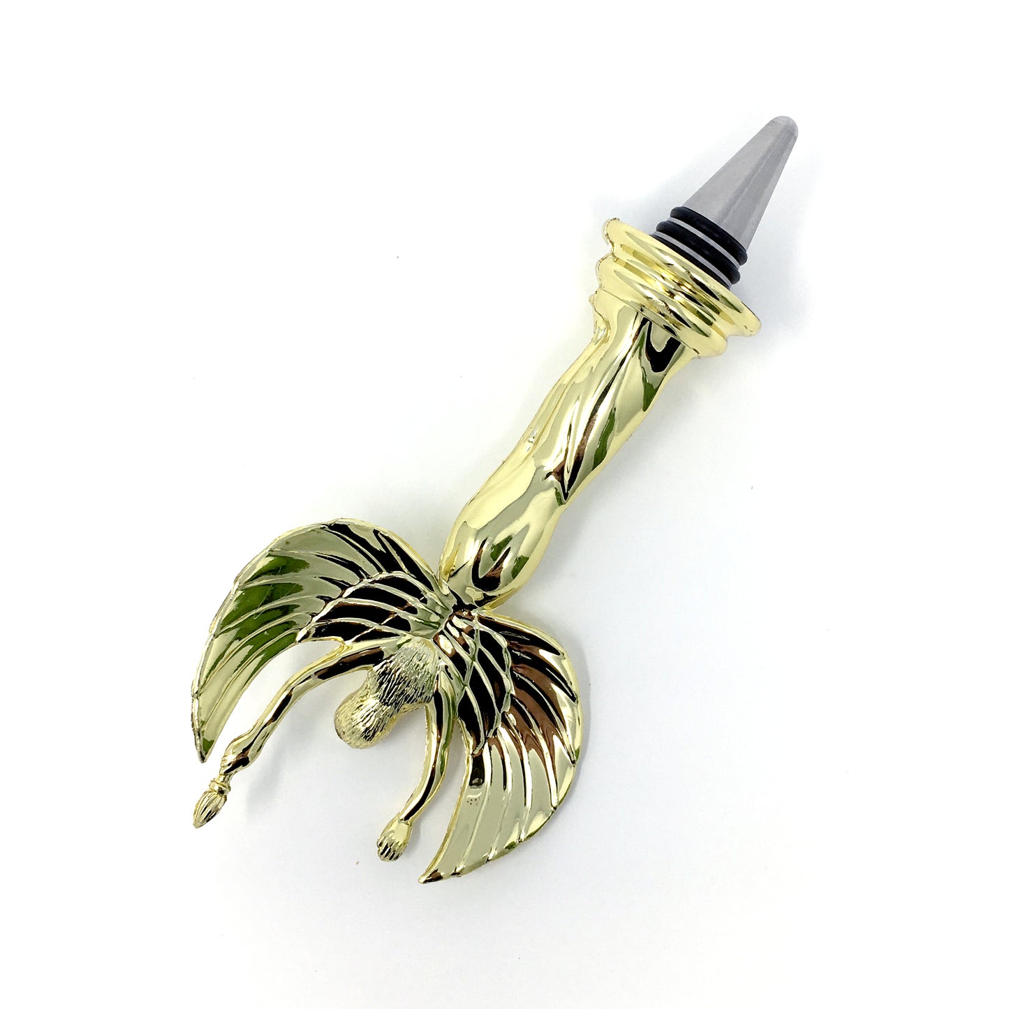 IKC Design Victory Trophy Wine Bottle Stopper with Stainless Steel Base