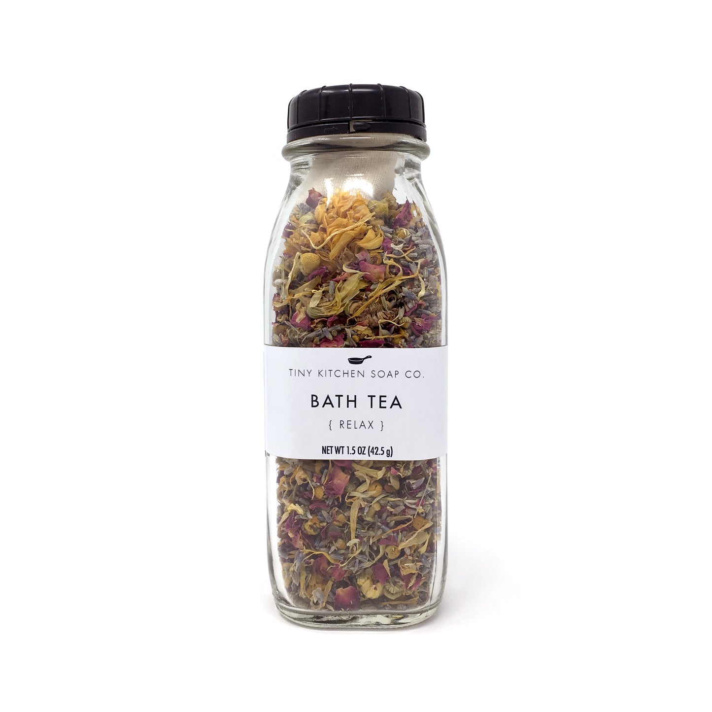 Relax Bath Tea (Organic Botanicals) with Reusable Muslin Bag