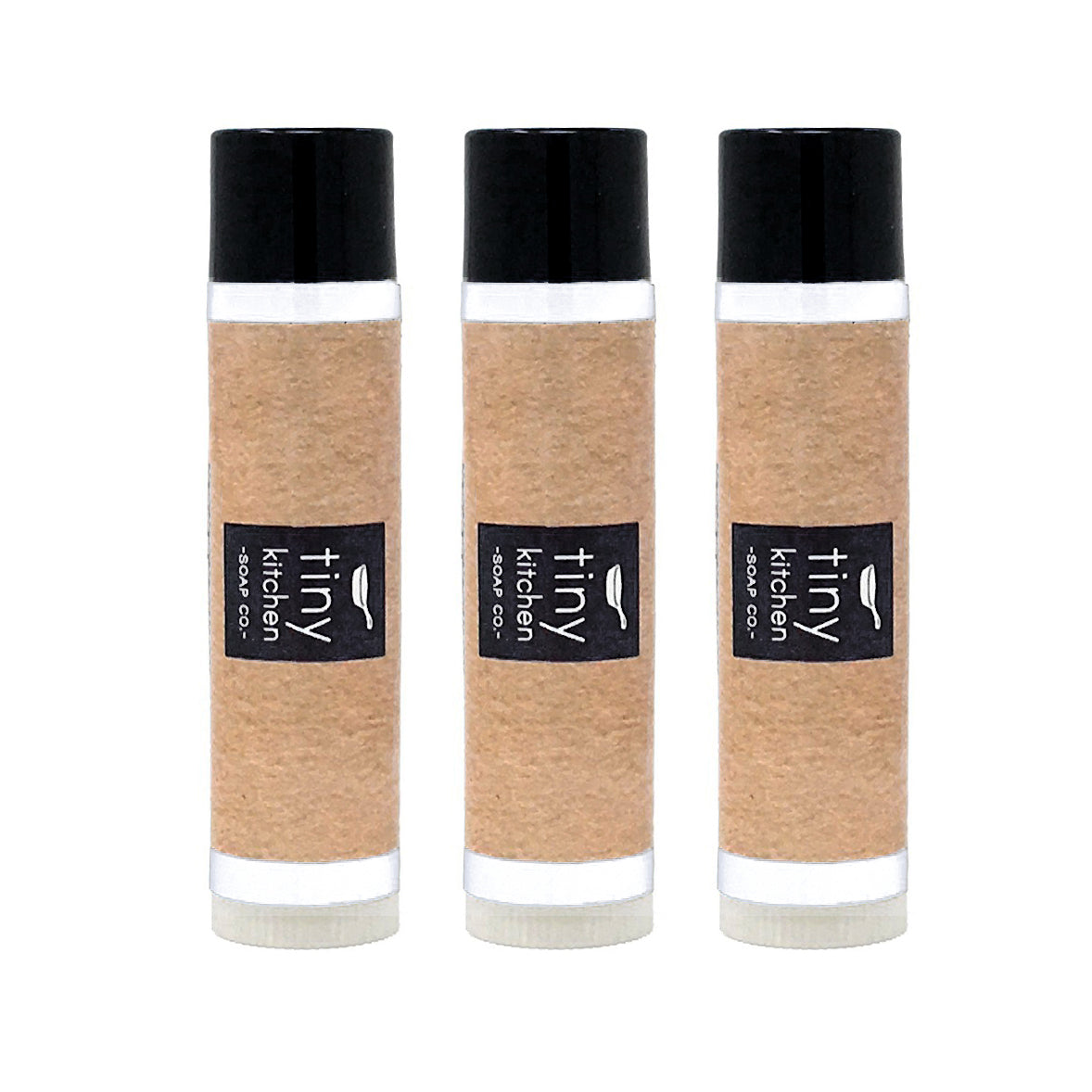 Naked (Fragrance-Free) All Natural Beeswax Lip Balm - 3 PACK