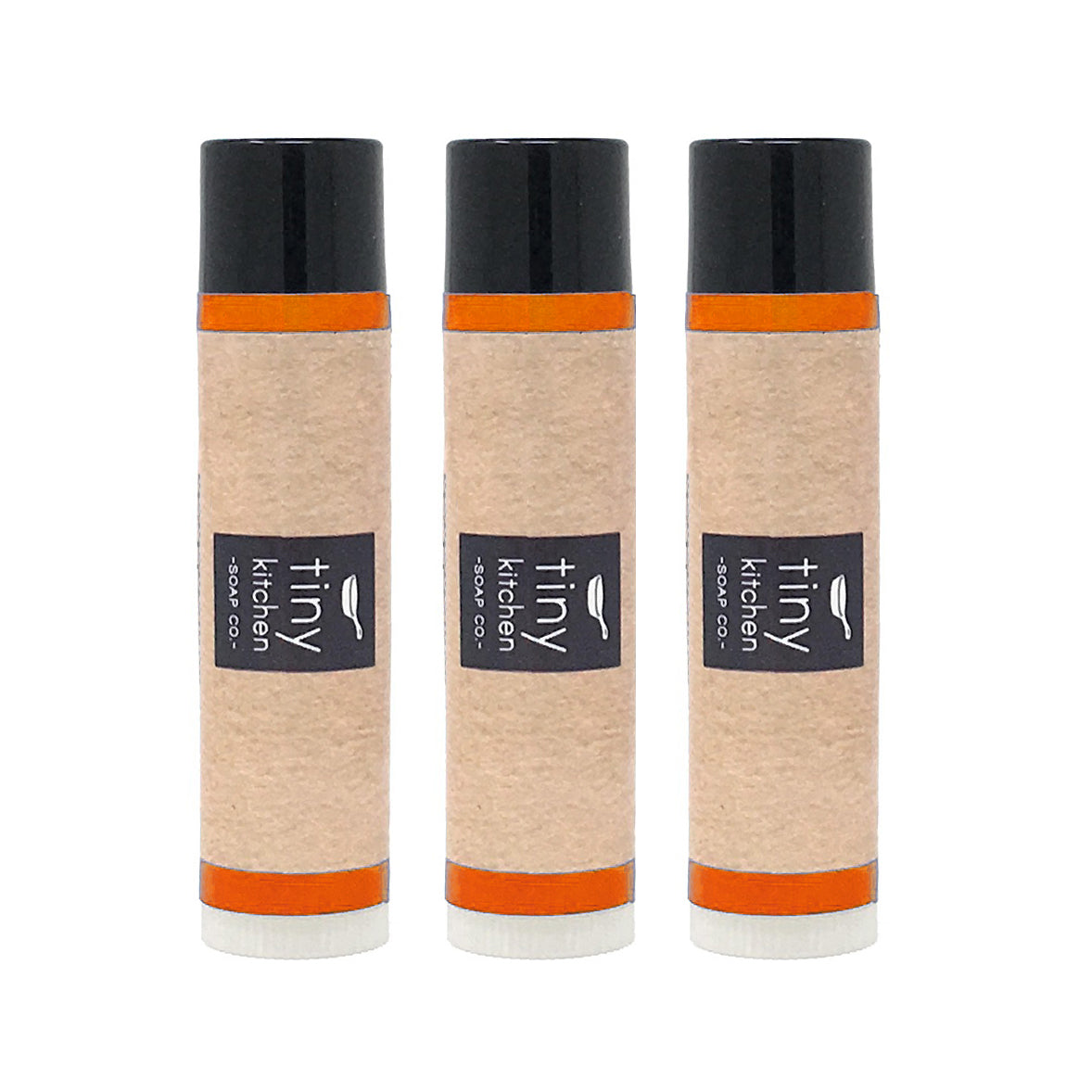 Sweet Orange Organic Beeswax Lip Balm - 3 PACK